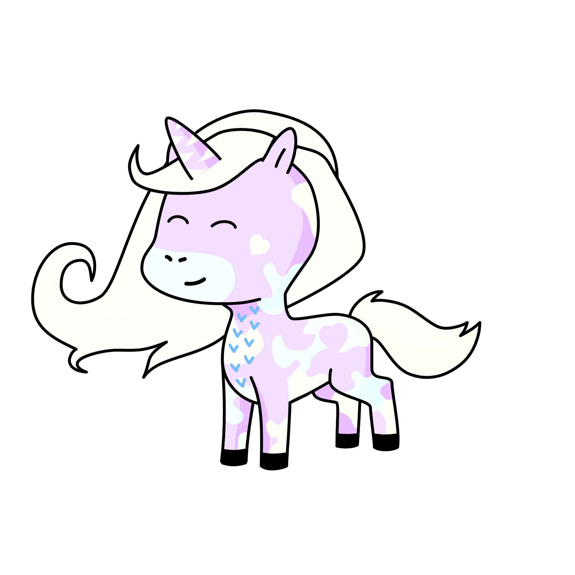 cloudy, the unicorn