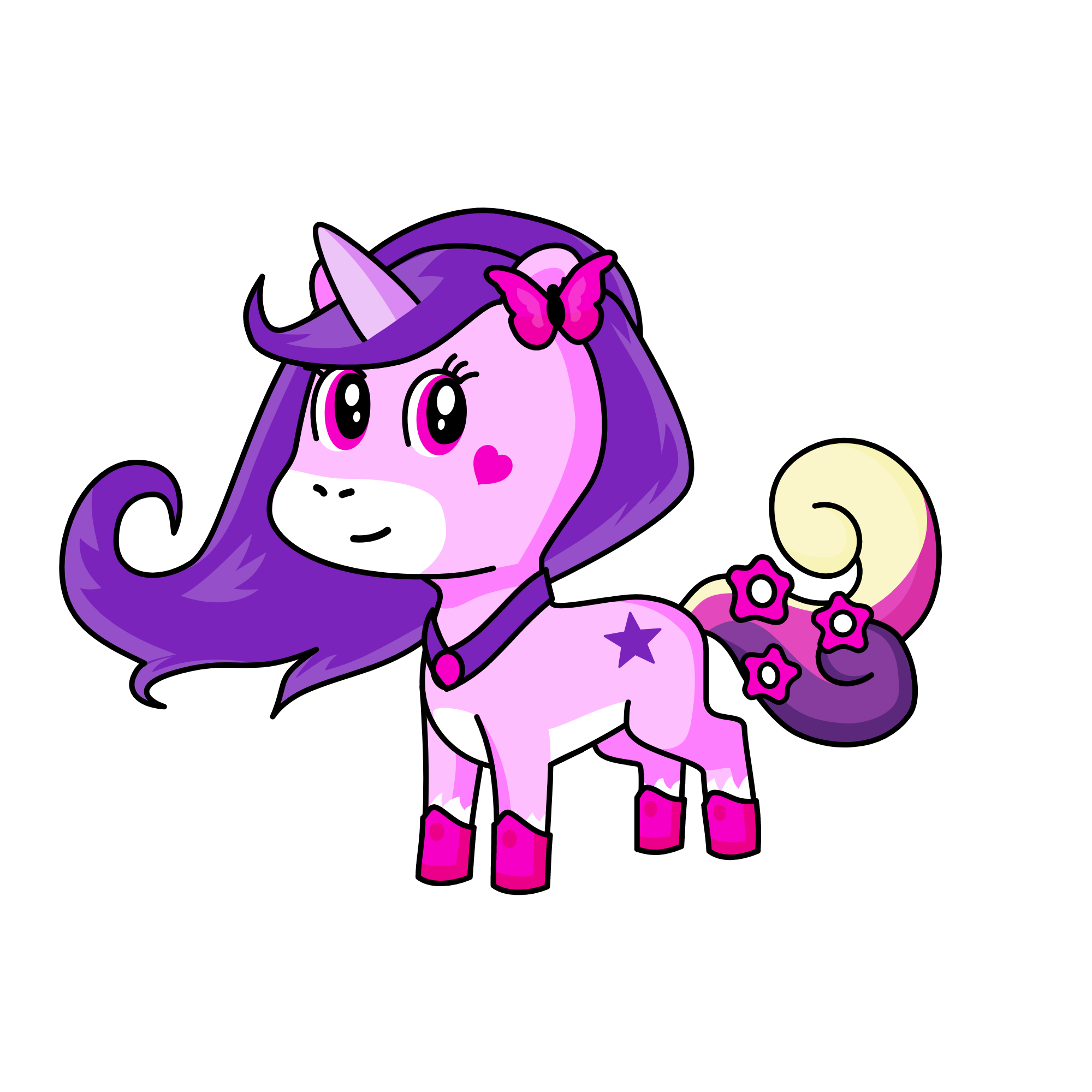 Sweet Candy, the unicorn