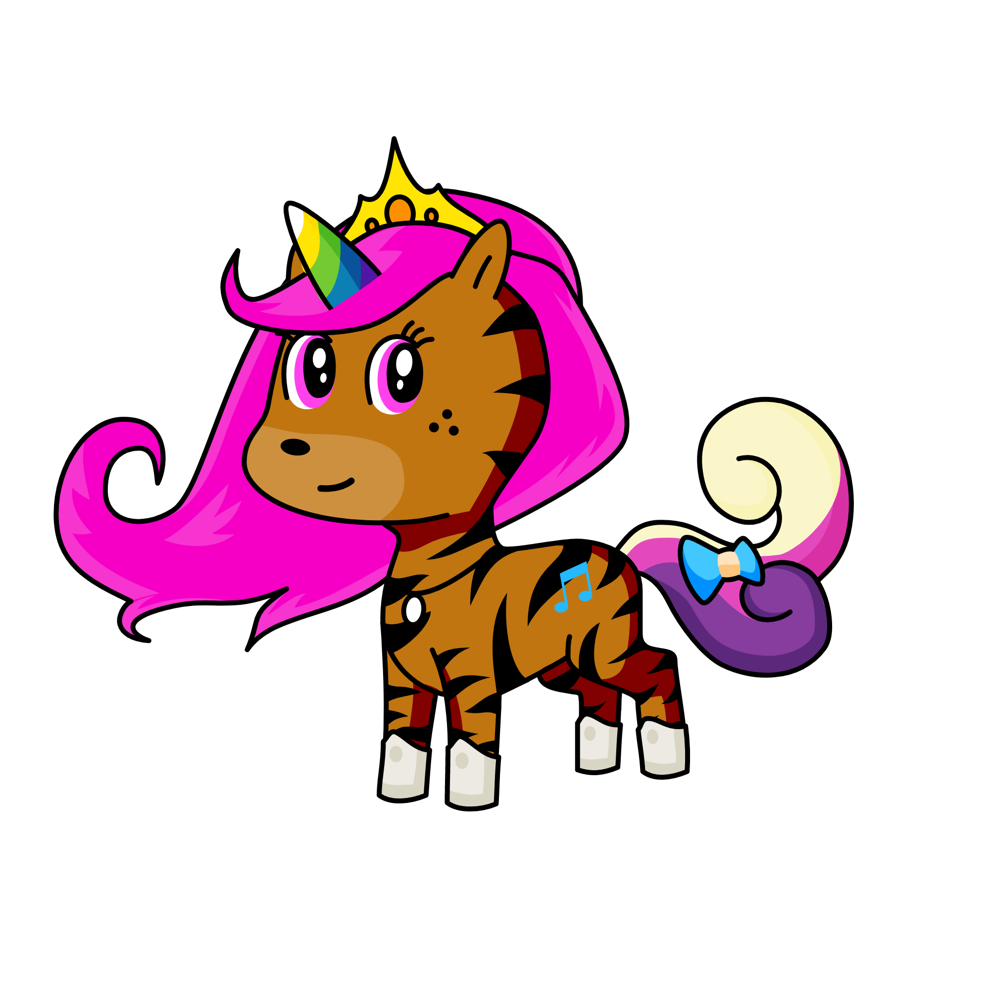 zebrater, the unicorn