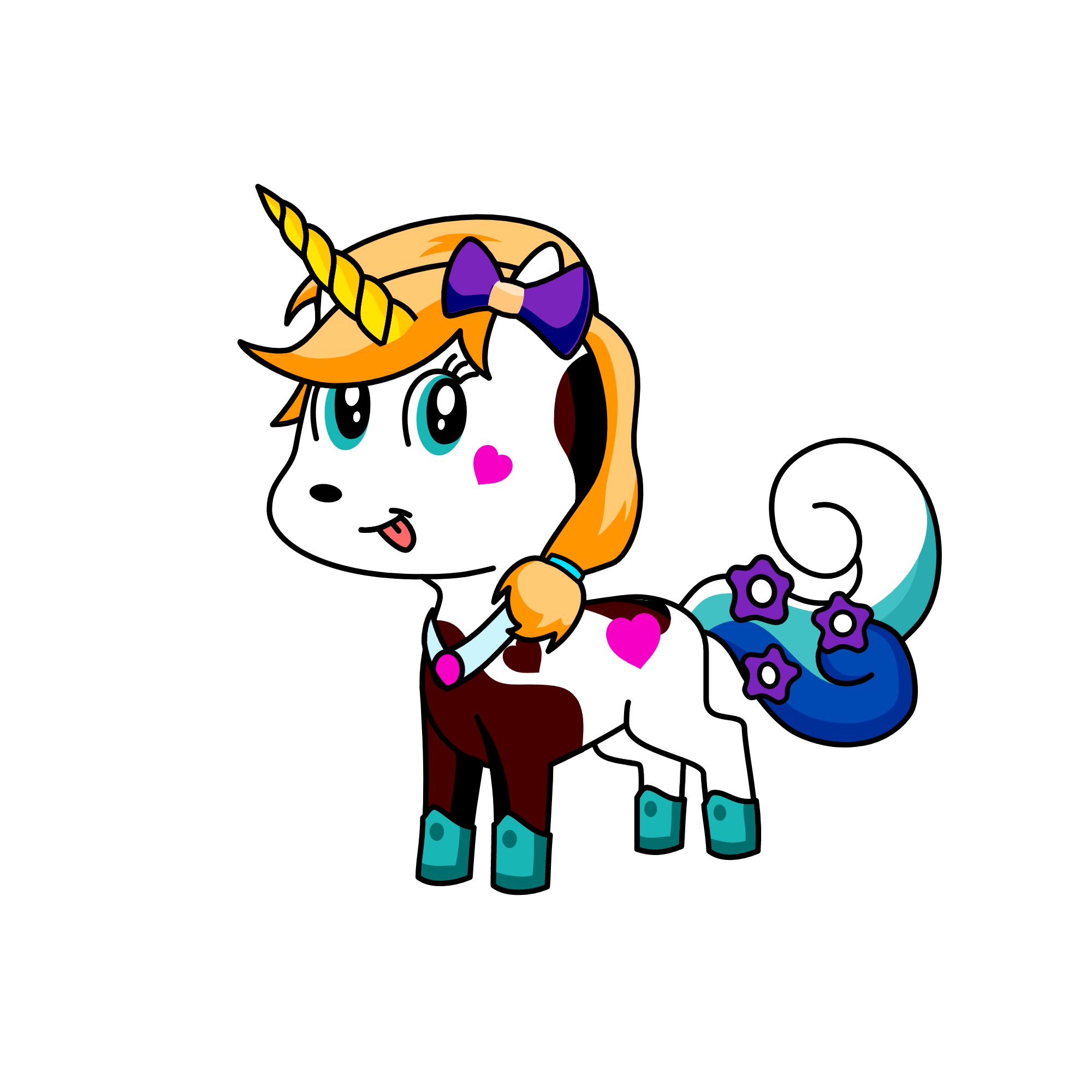 boo boo luo, the unicorn