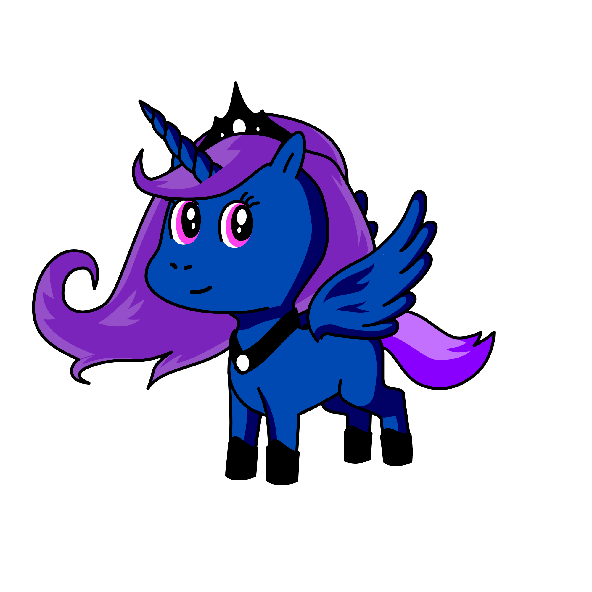 Princess Luna, the unicorn