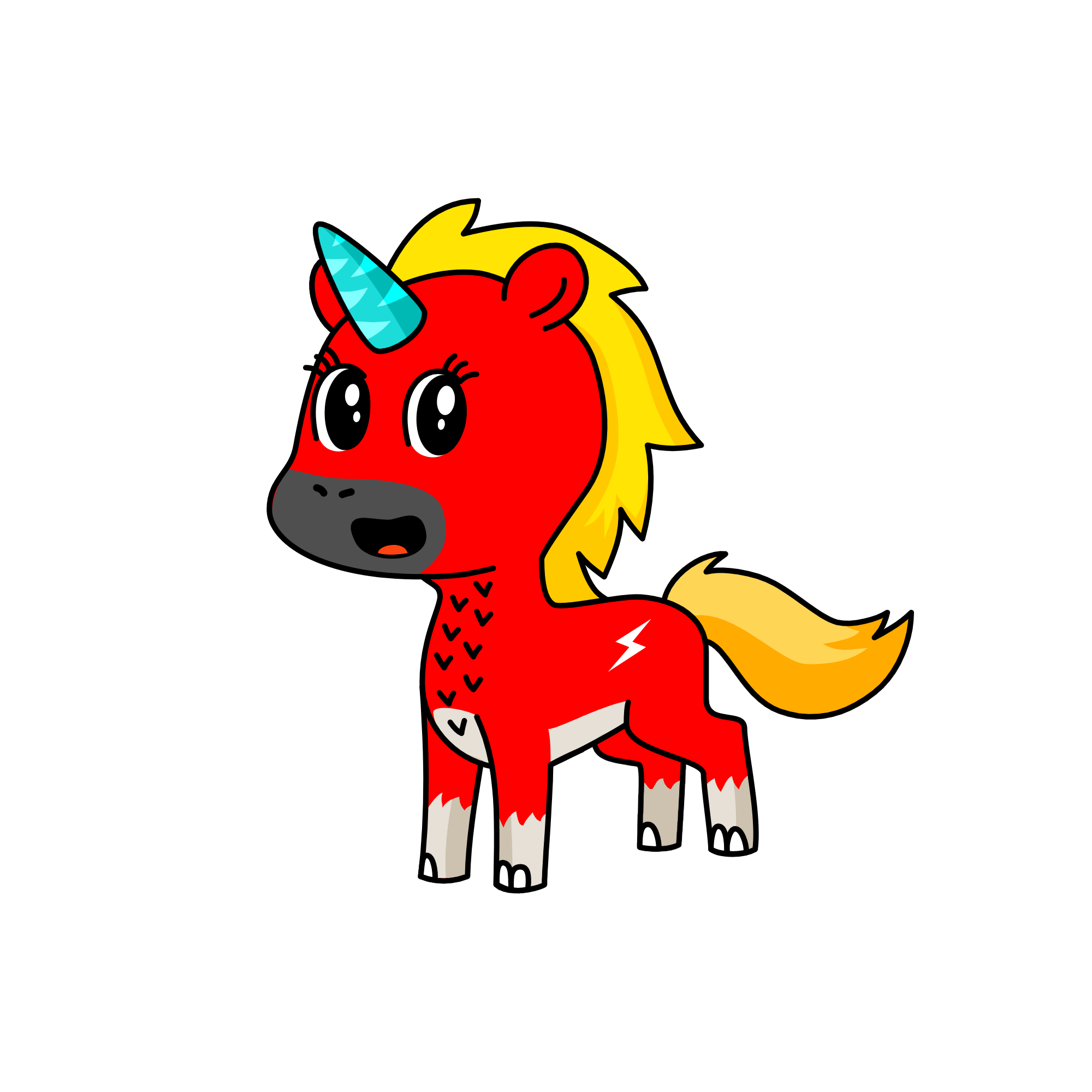 Fiery, the unicorn