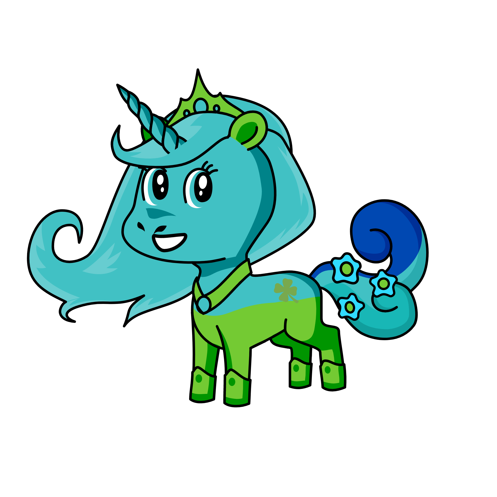 Mother earth, the unicorn