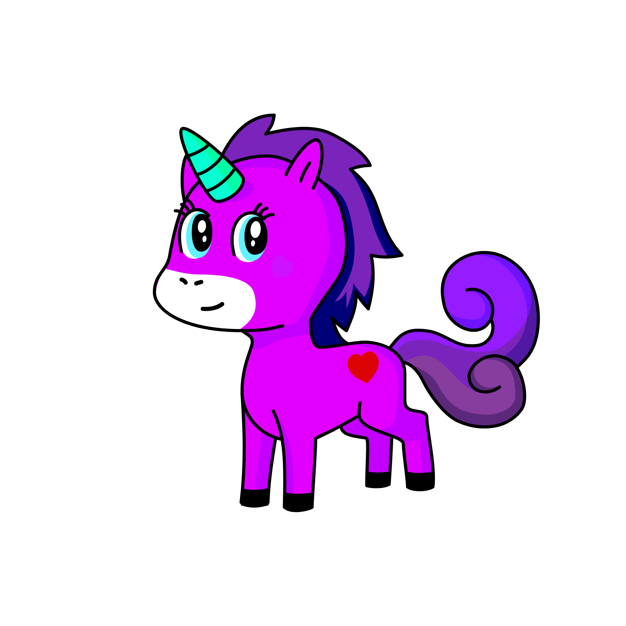 uni sparkle, the unicorn