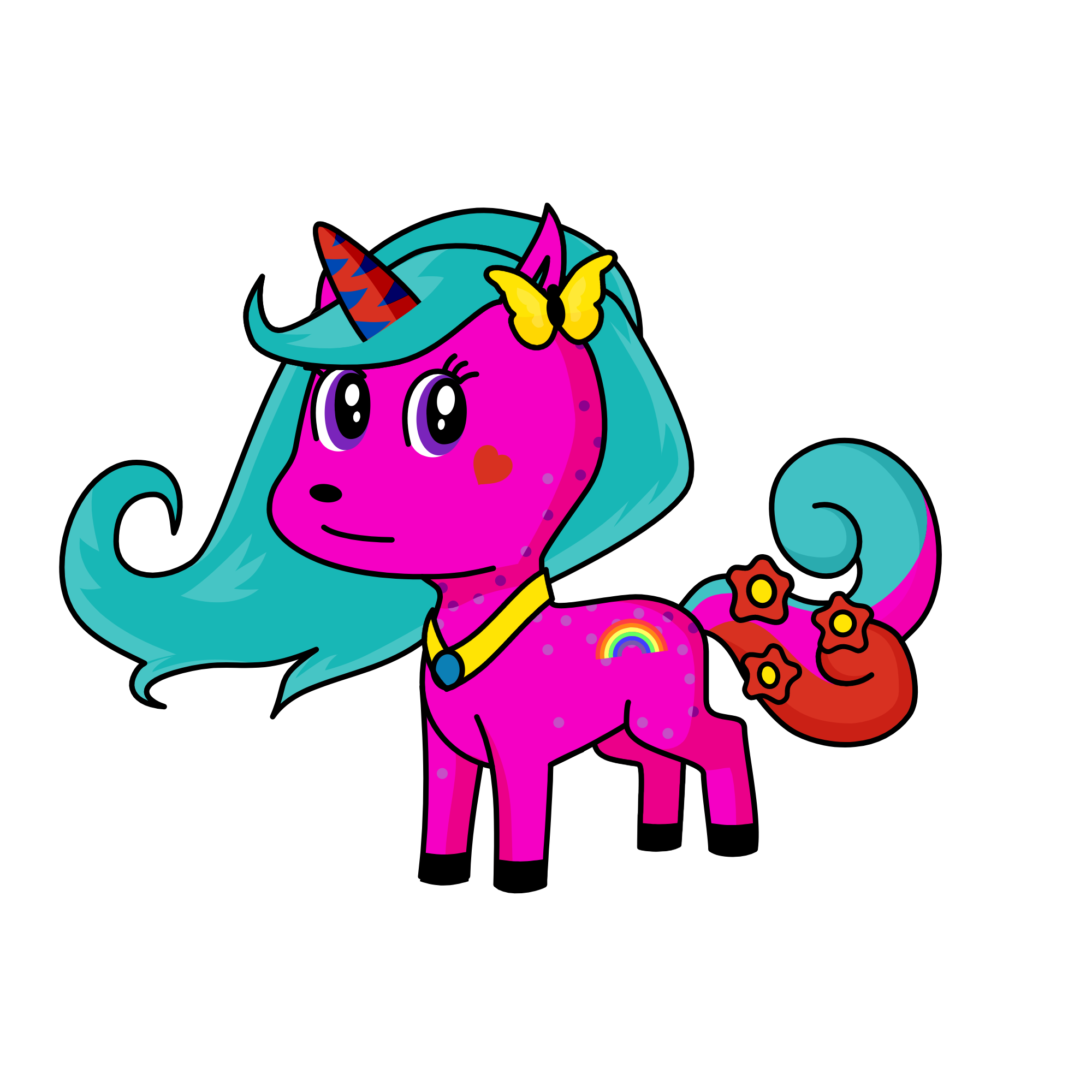 Color , the unicorn