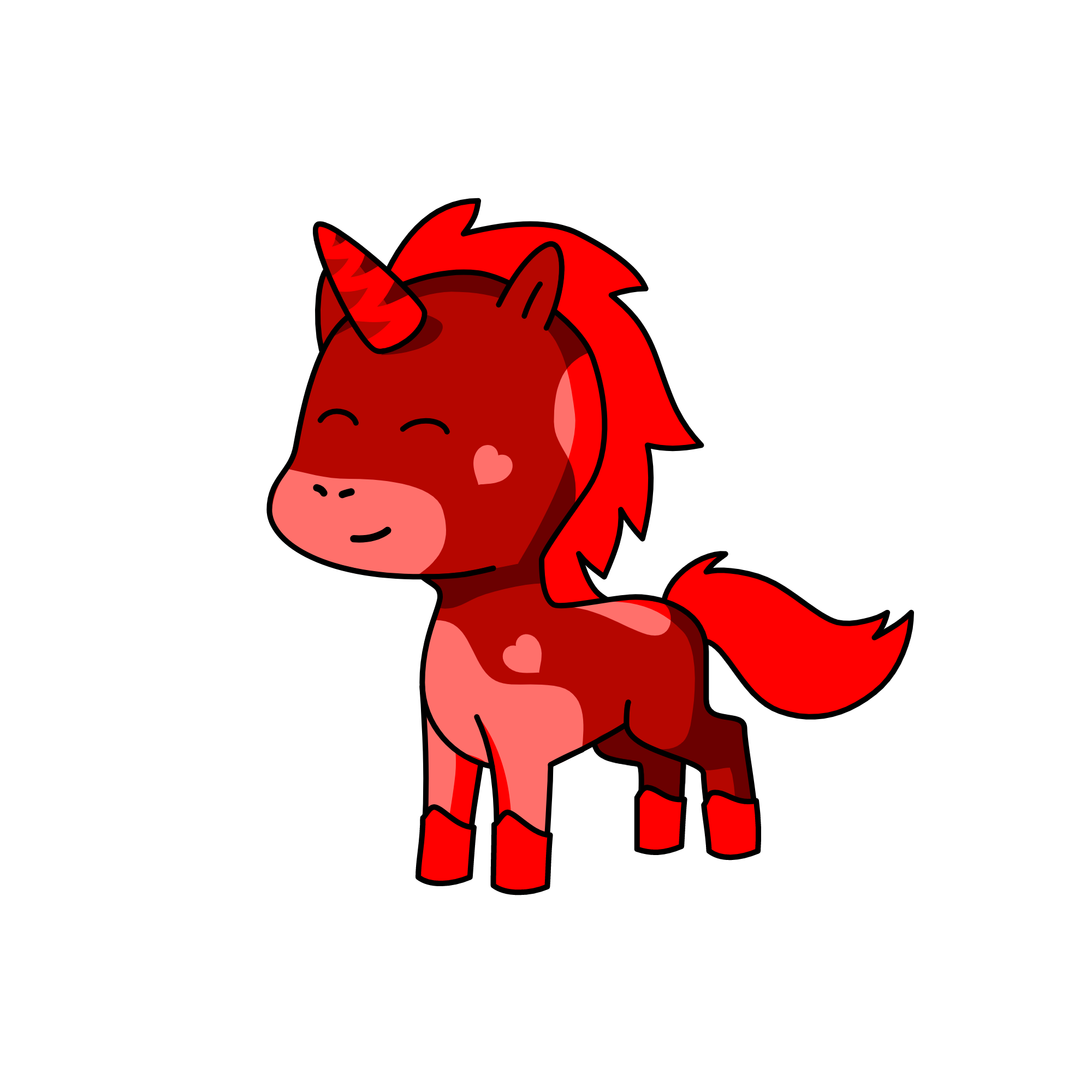 Fire, the unicorn