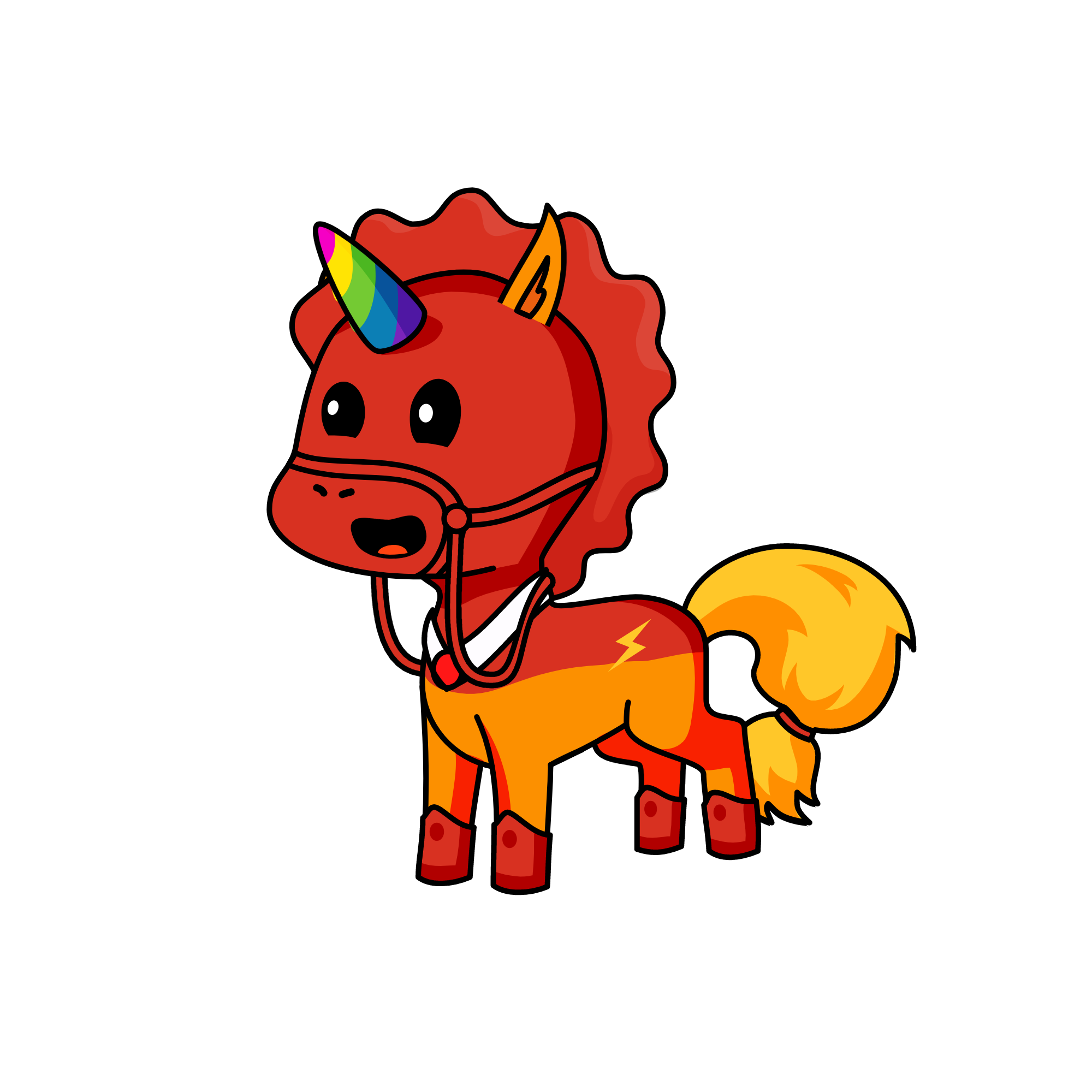 Harry potter's flag, the unicorn