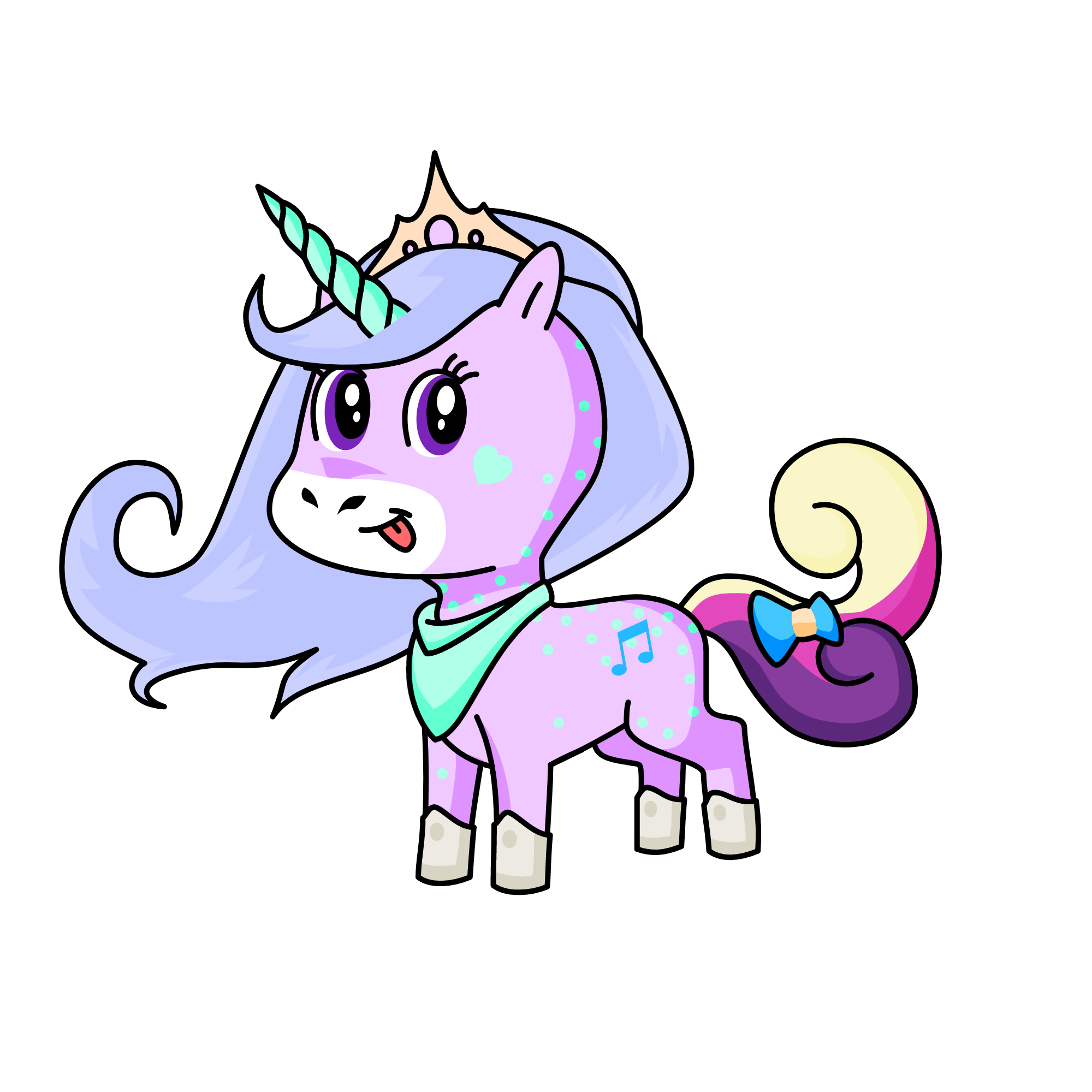 Pastel, the unicorn