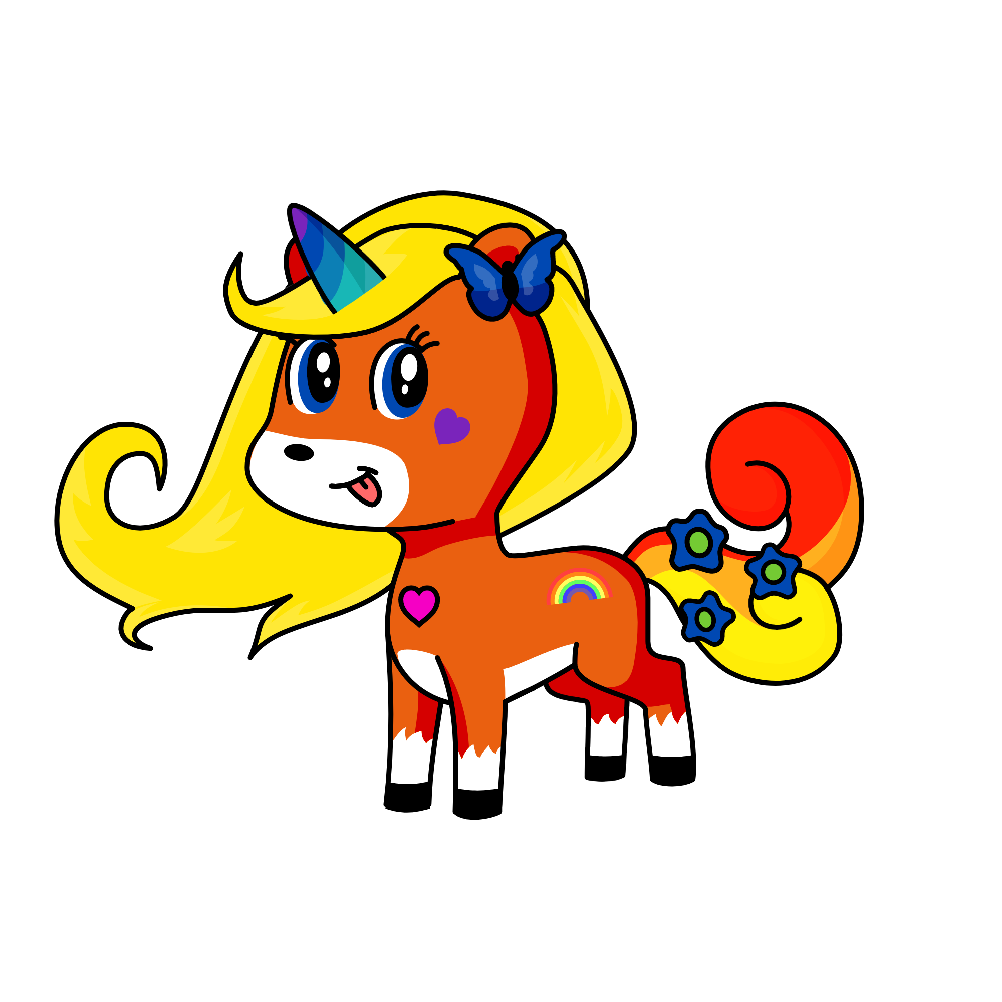 Sunny, the unicorn