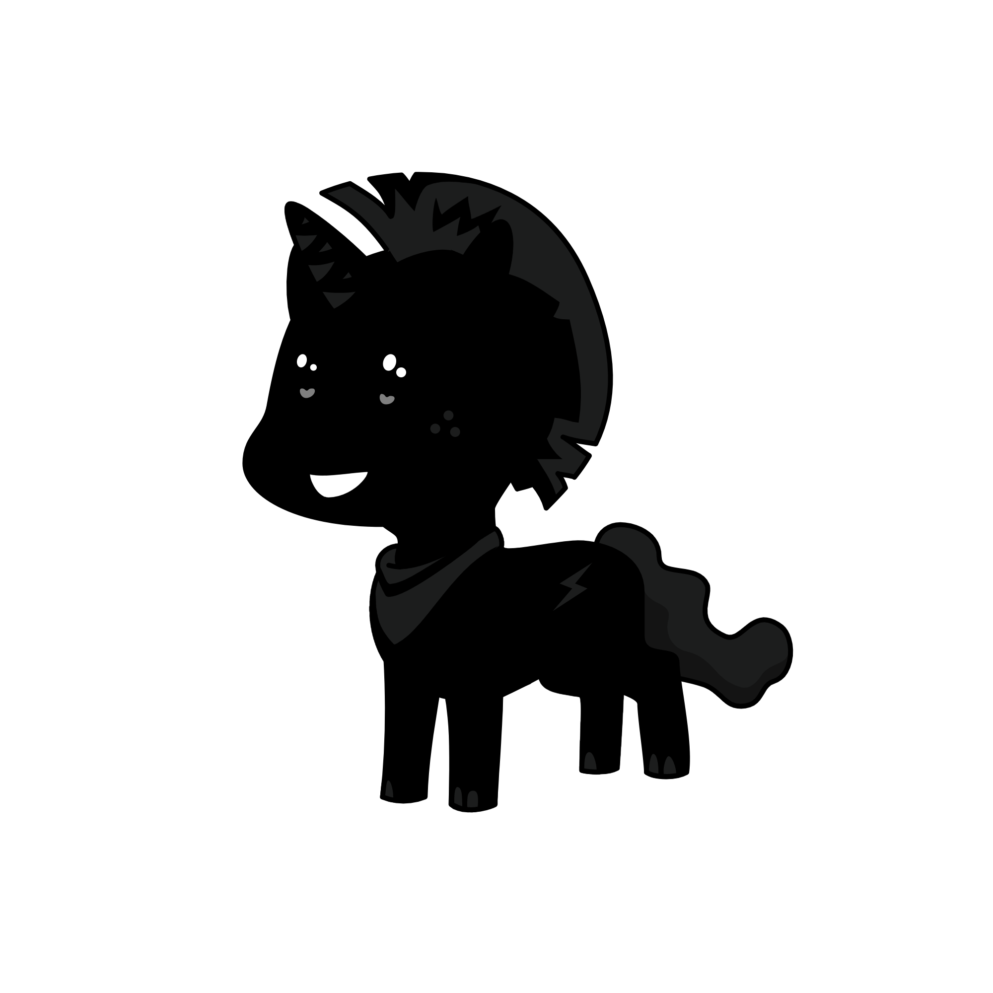 darky, the unicorn