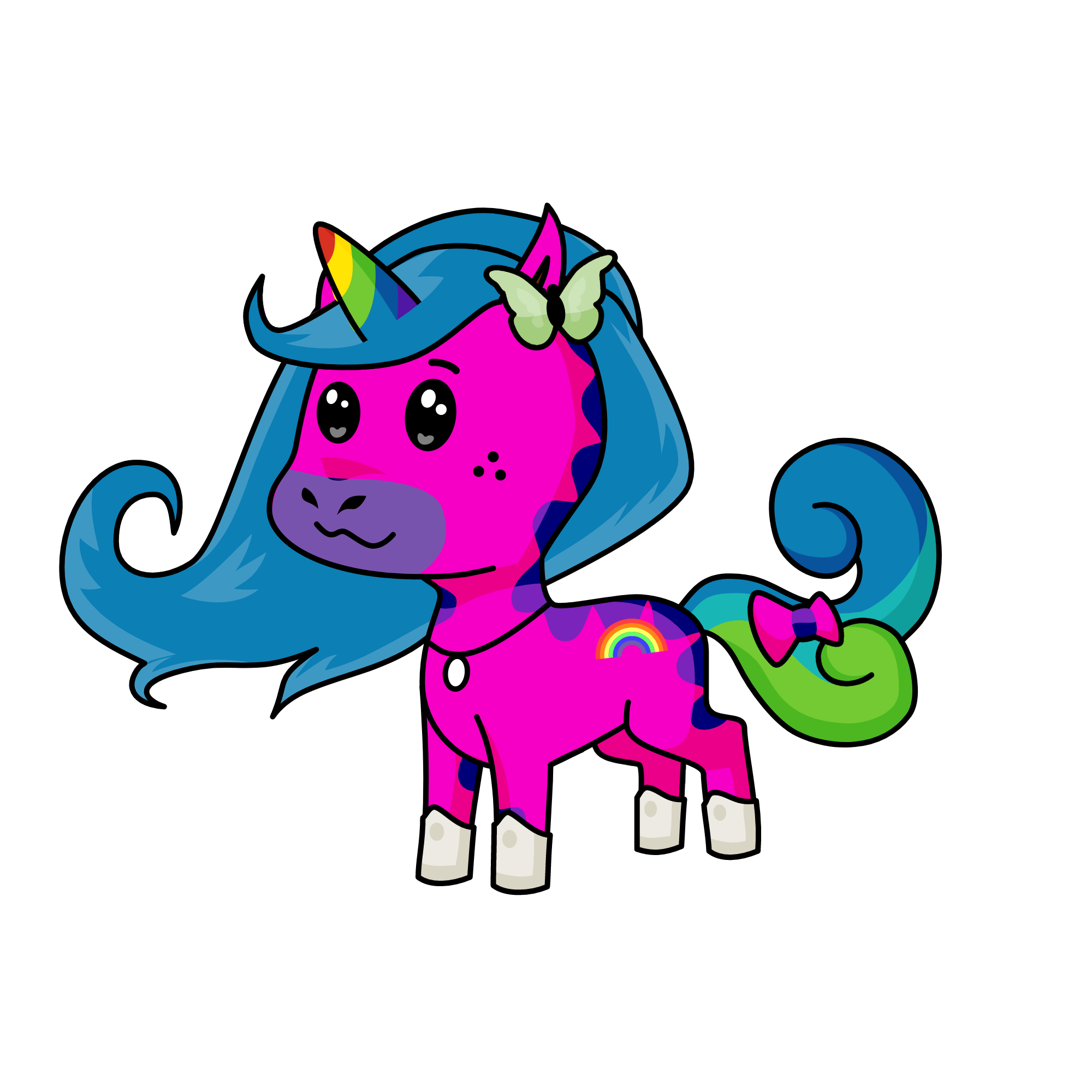 waka waka, the unicorn