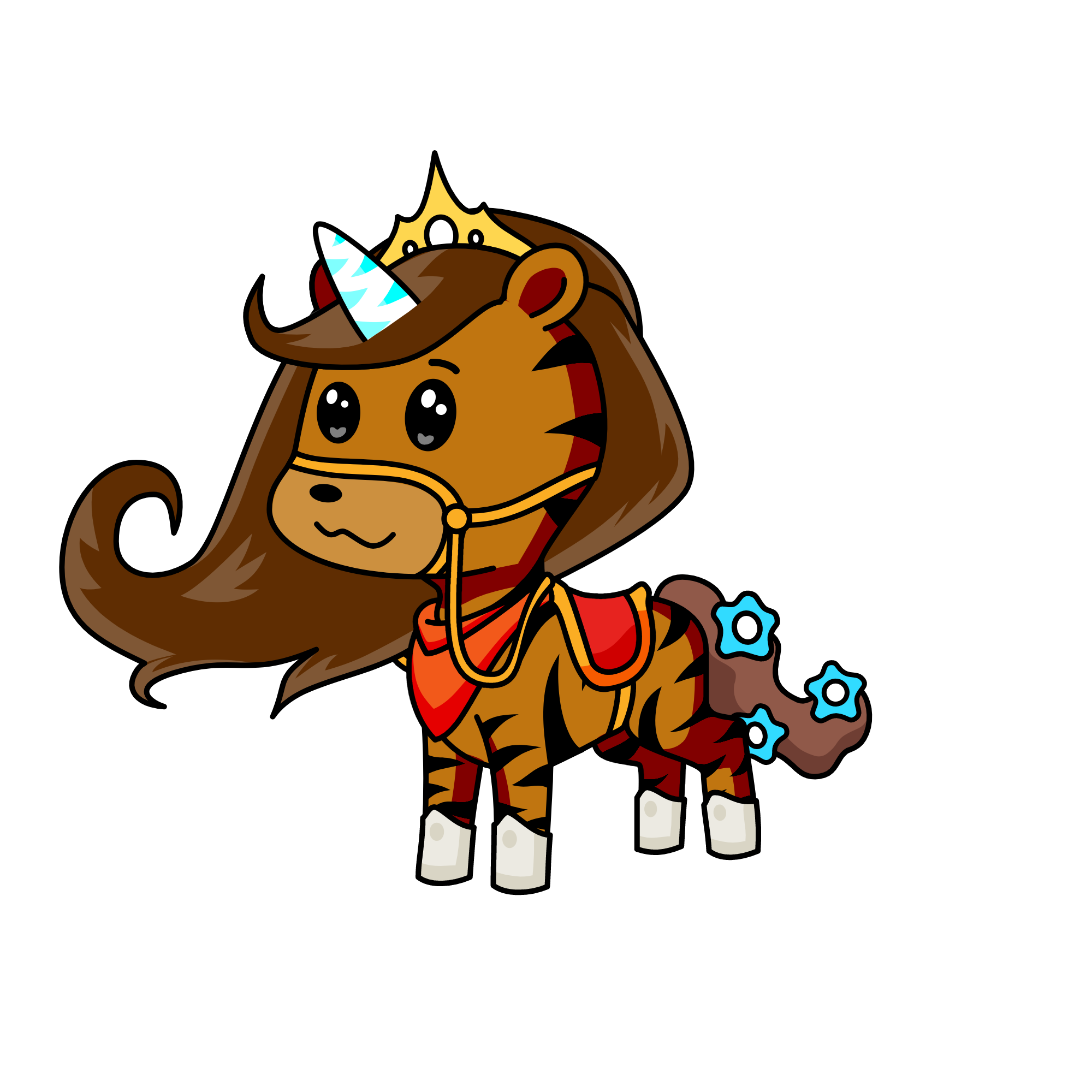 fuffy, the unicorn