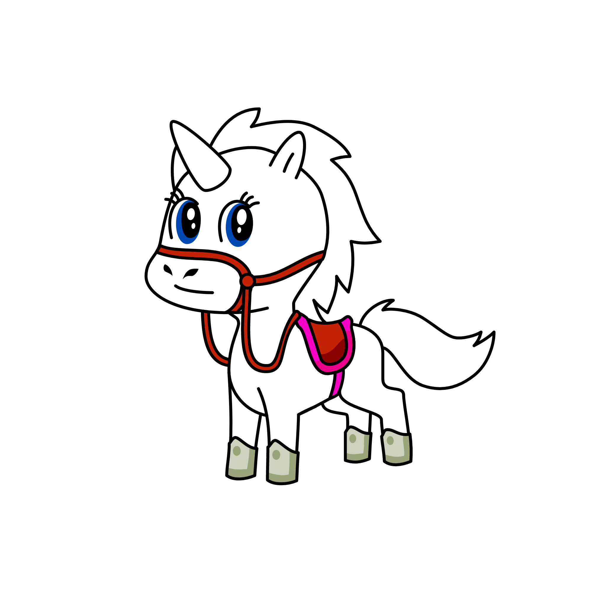 Ποδαρούλης(Από την ταινία )(Η Μαύρη Καλλονή), the unicorn