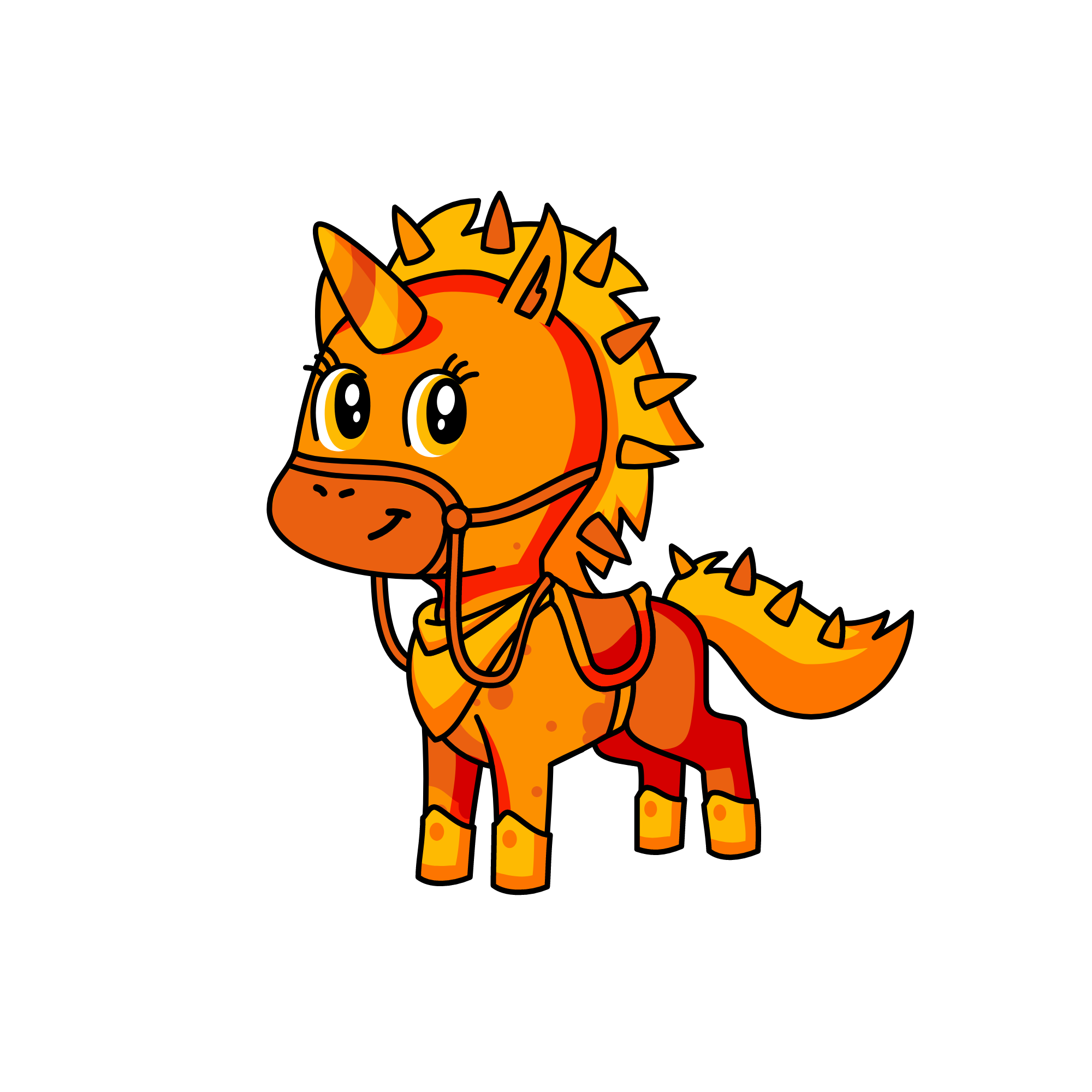 Fire, the unicorn