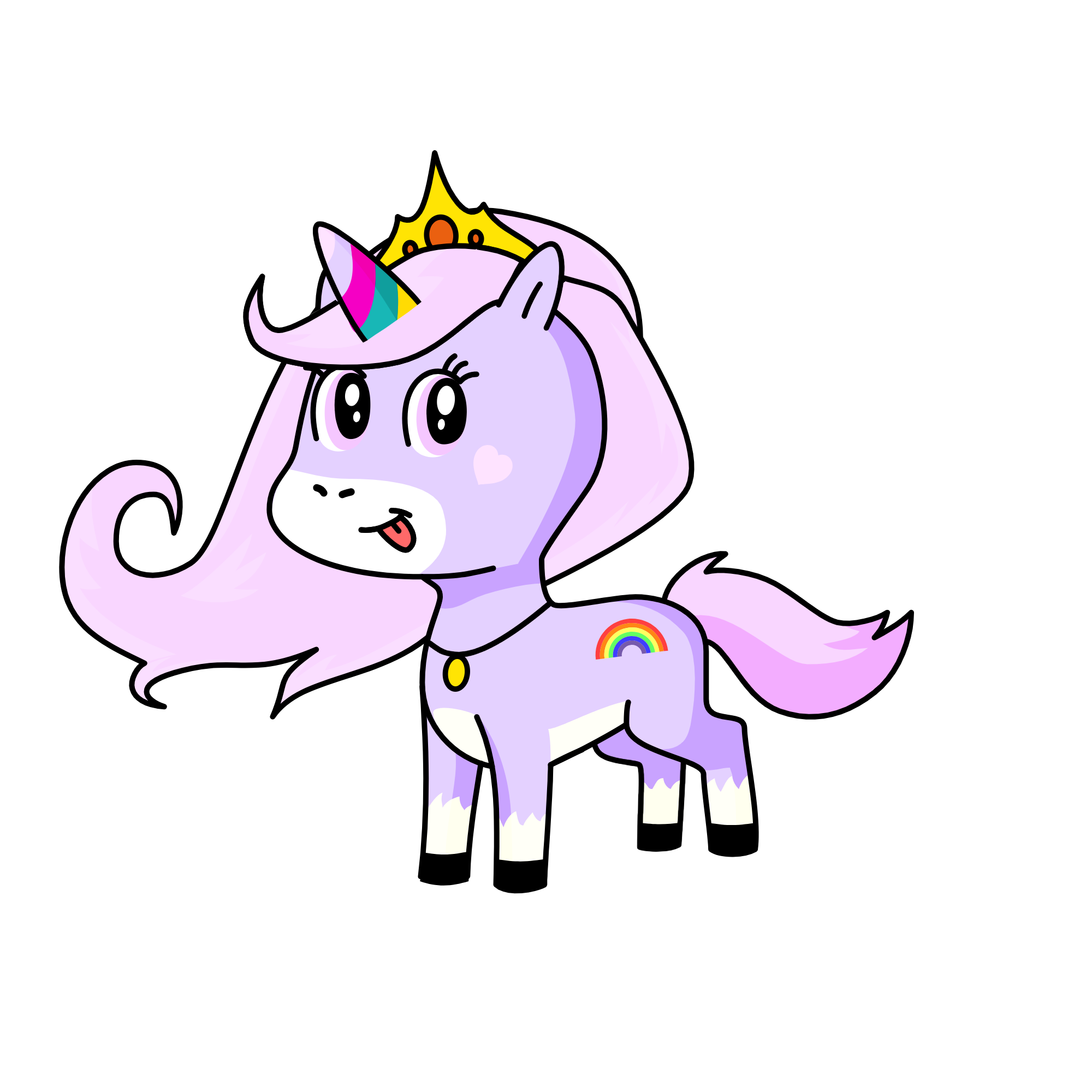 الاميرة بيلا, the unicorn
