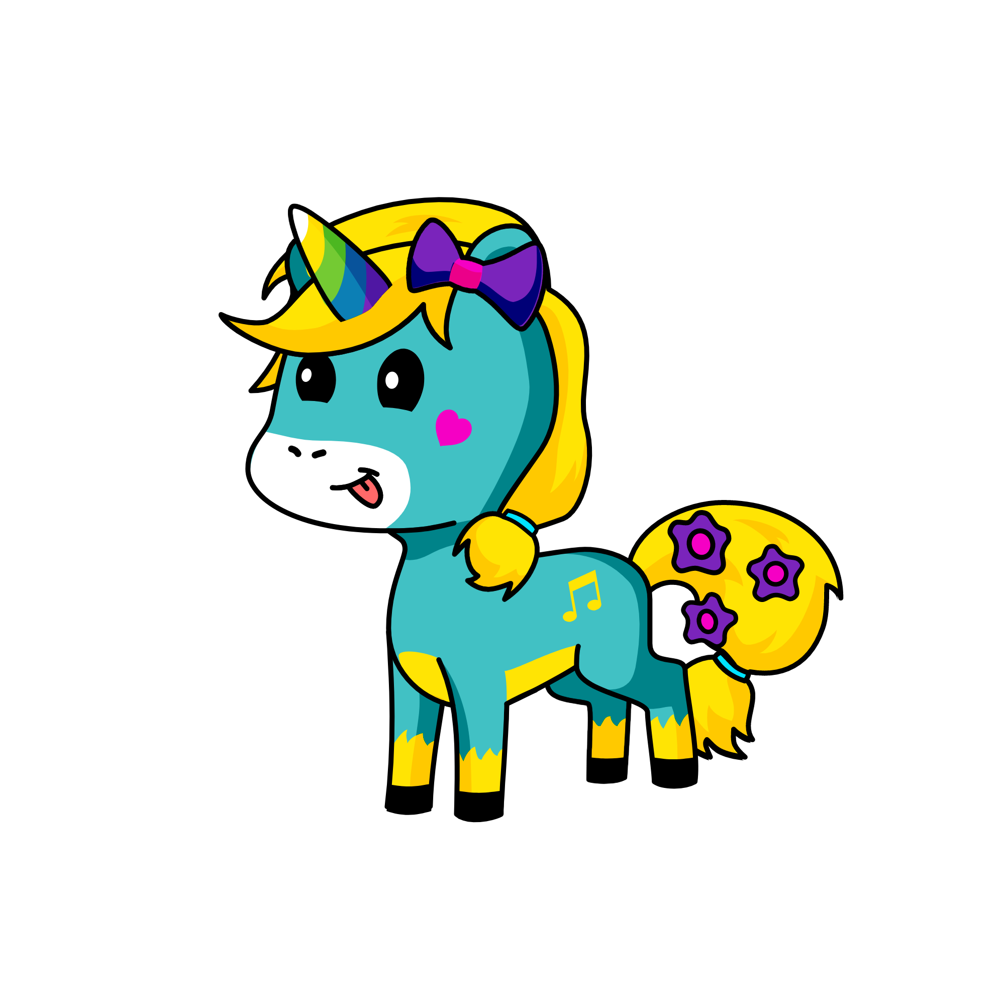 M, the unicorn