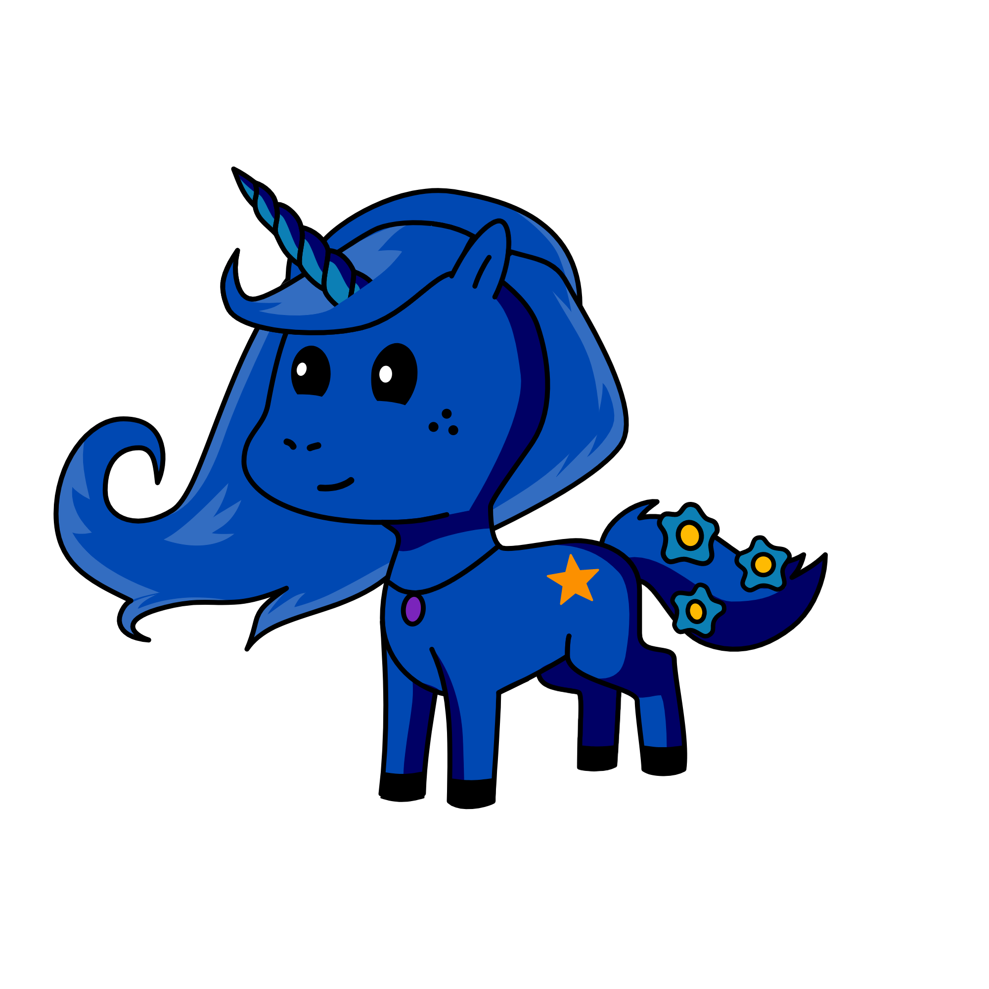 Luna, the unicorn