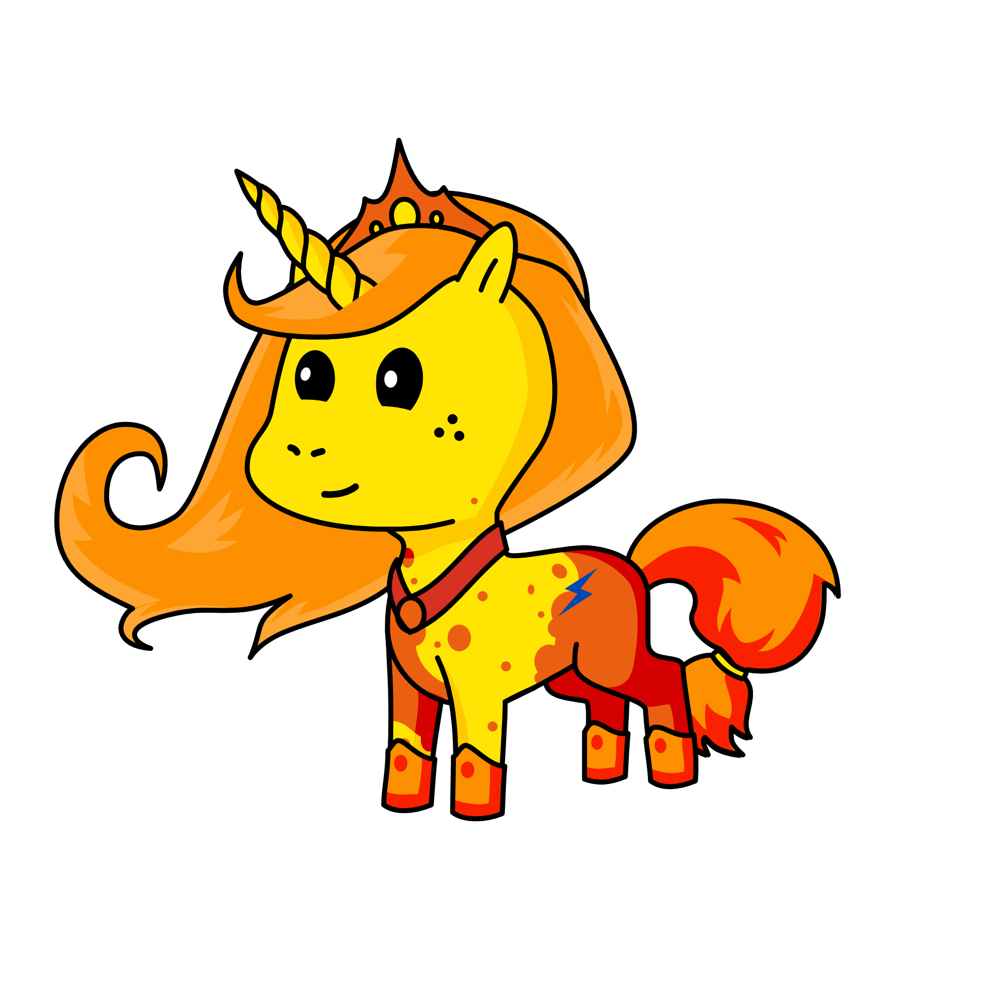 Sunshine, the unicorn