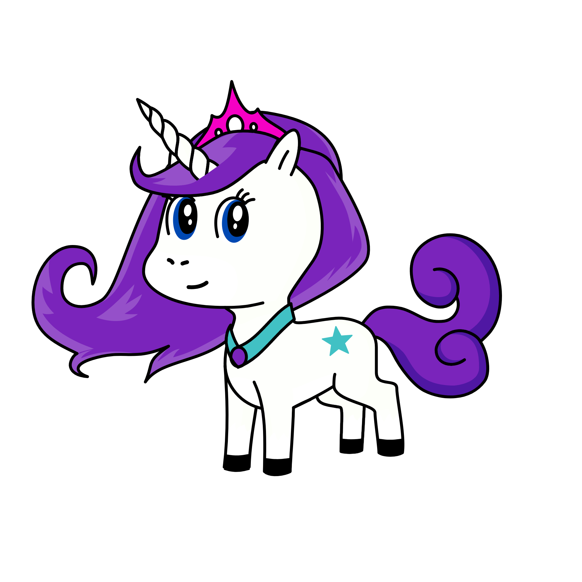 Princess Rarity, the unicorn