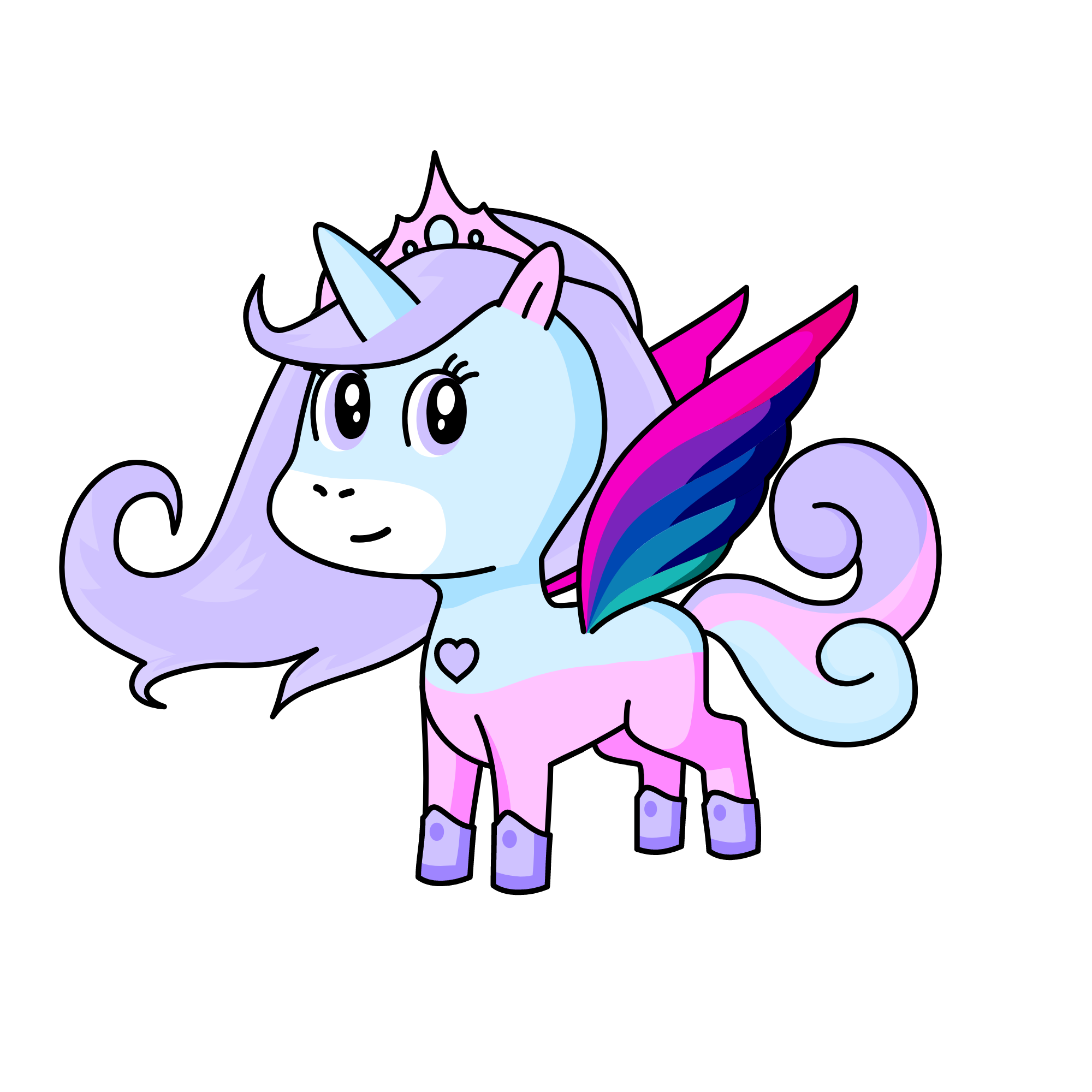 Galaxyfur, the unicorn