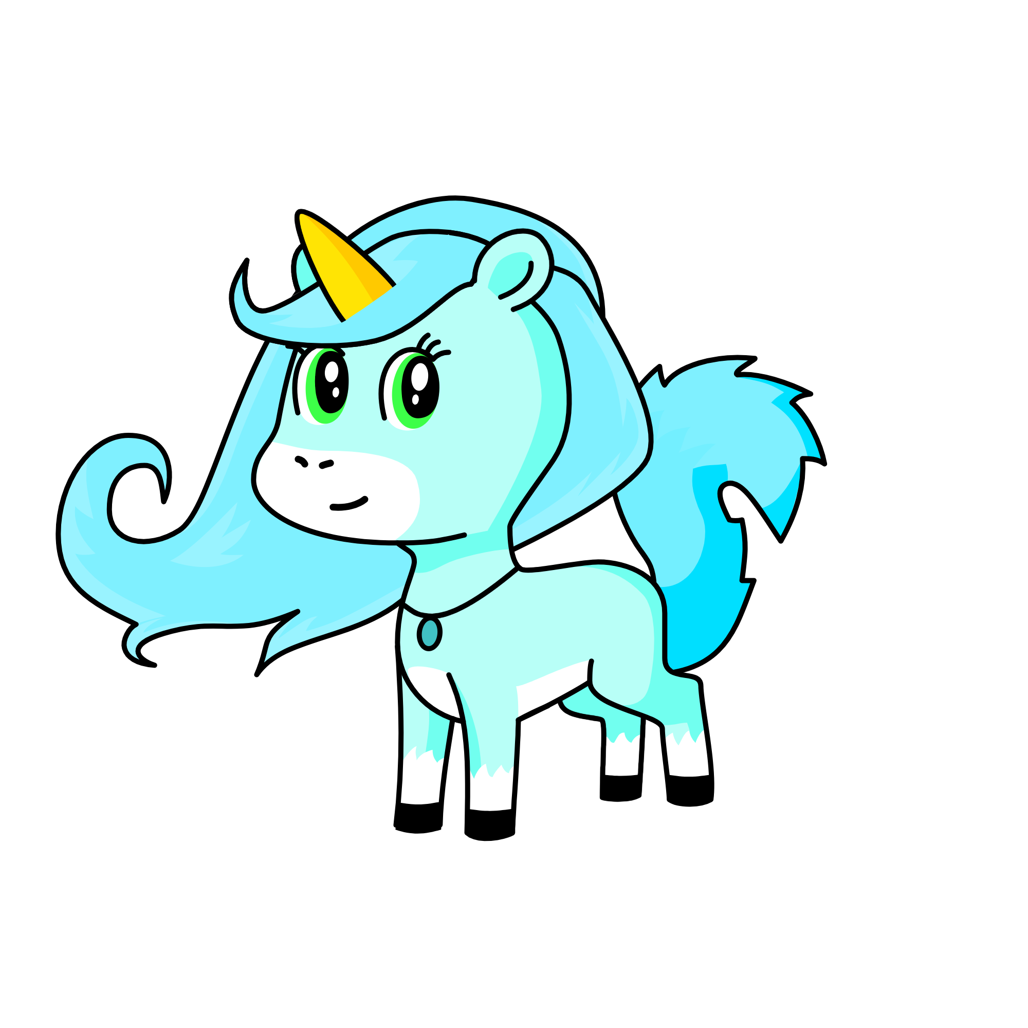 Blitz, the unicorn