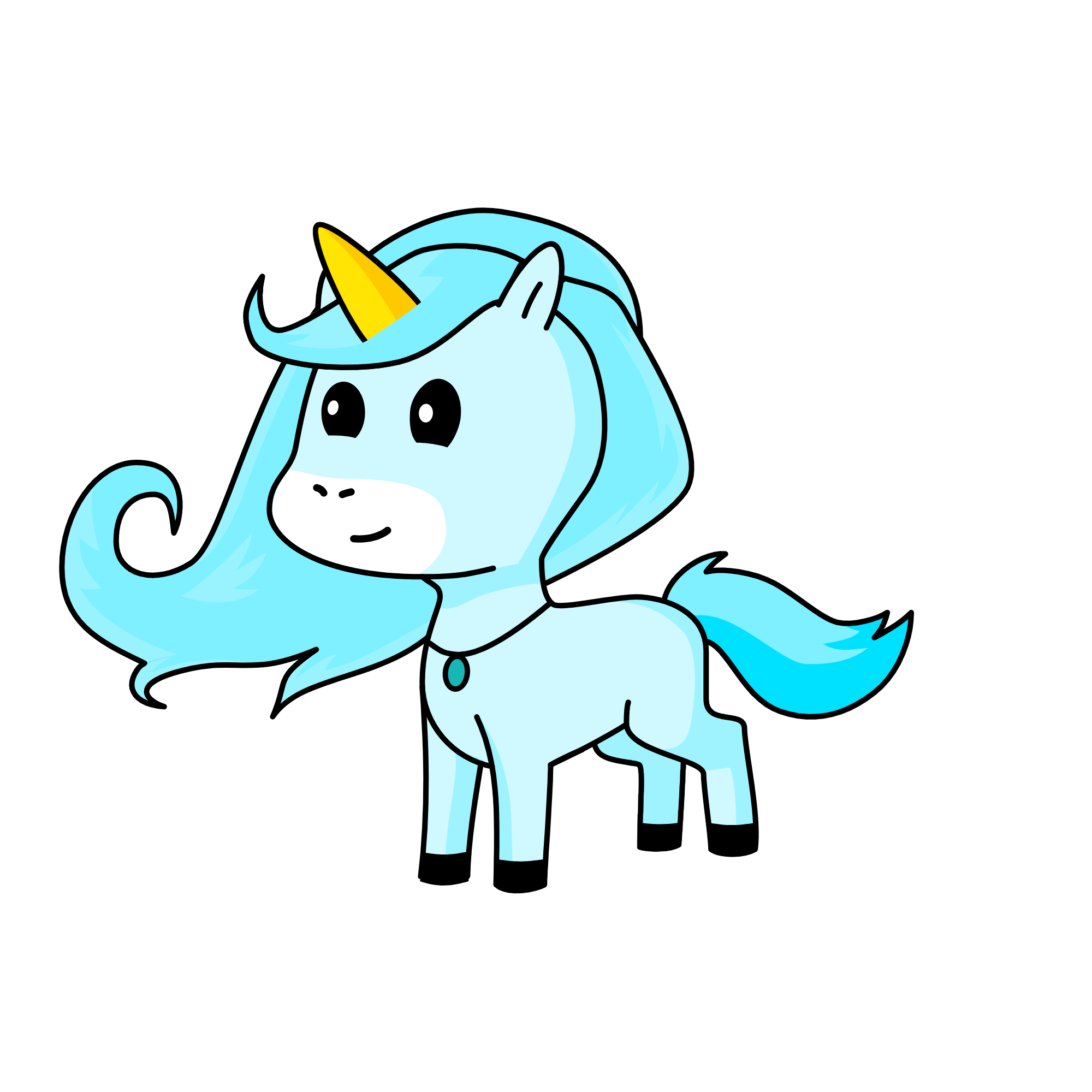 Blitz, the unicorn