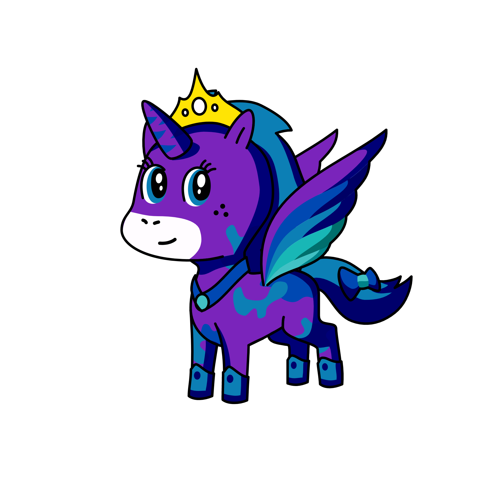 Princess Nightfur , the unicorn