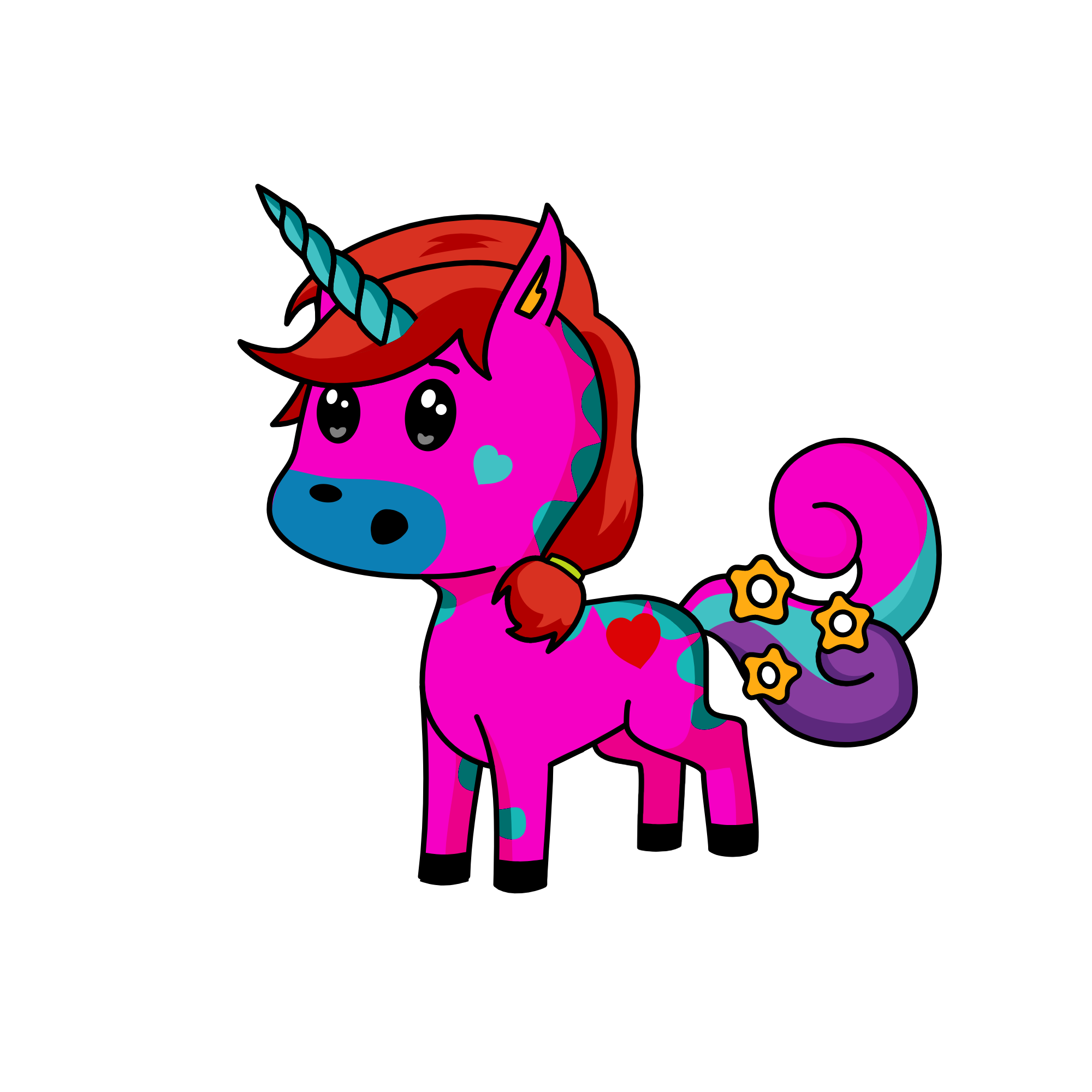 Fluttershy, the unicorn
