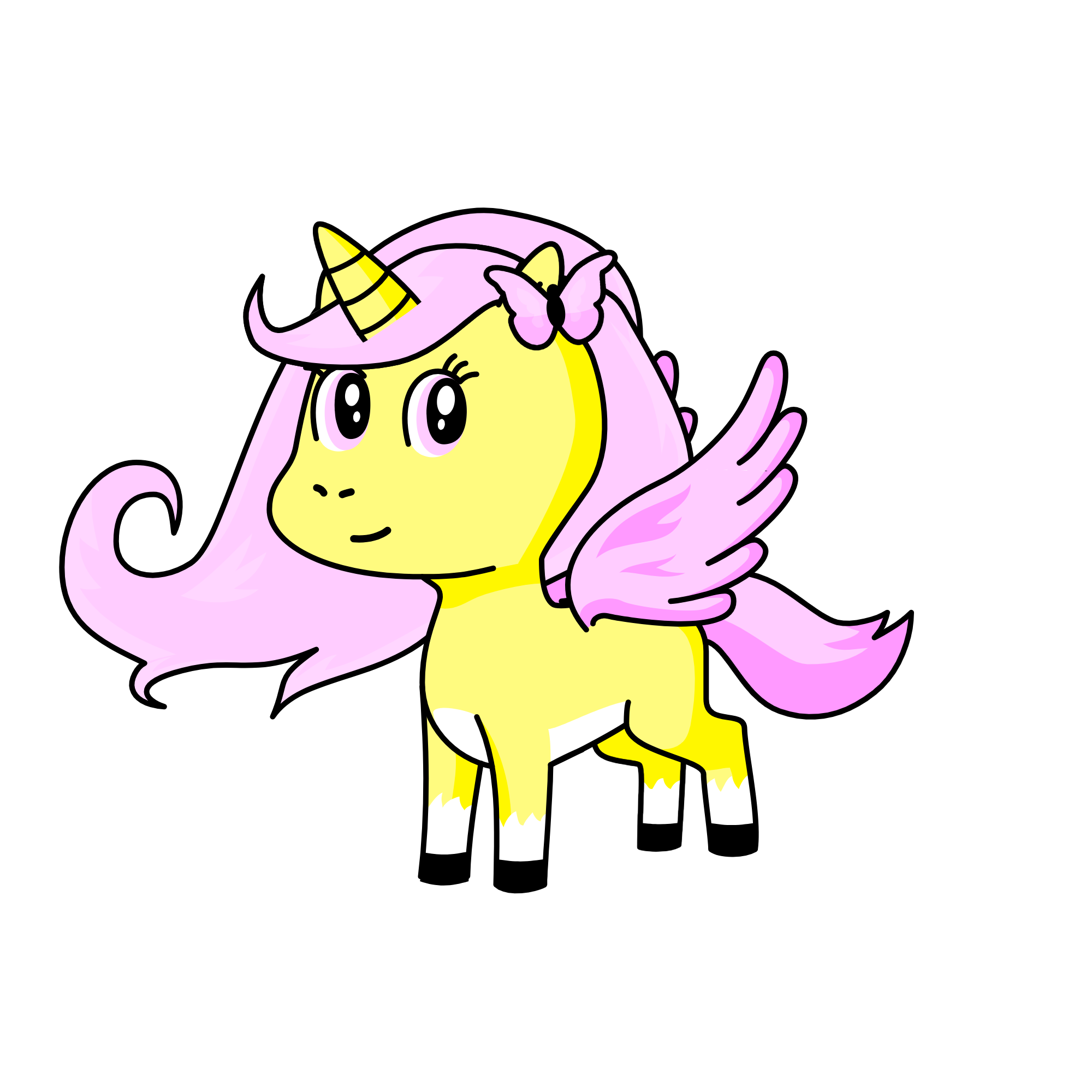 Fluttershy, the unicorn
