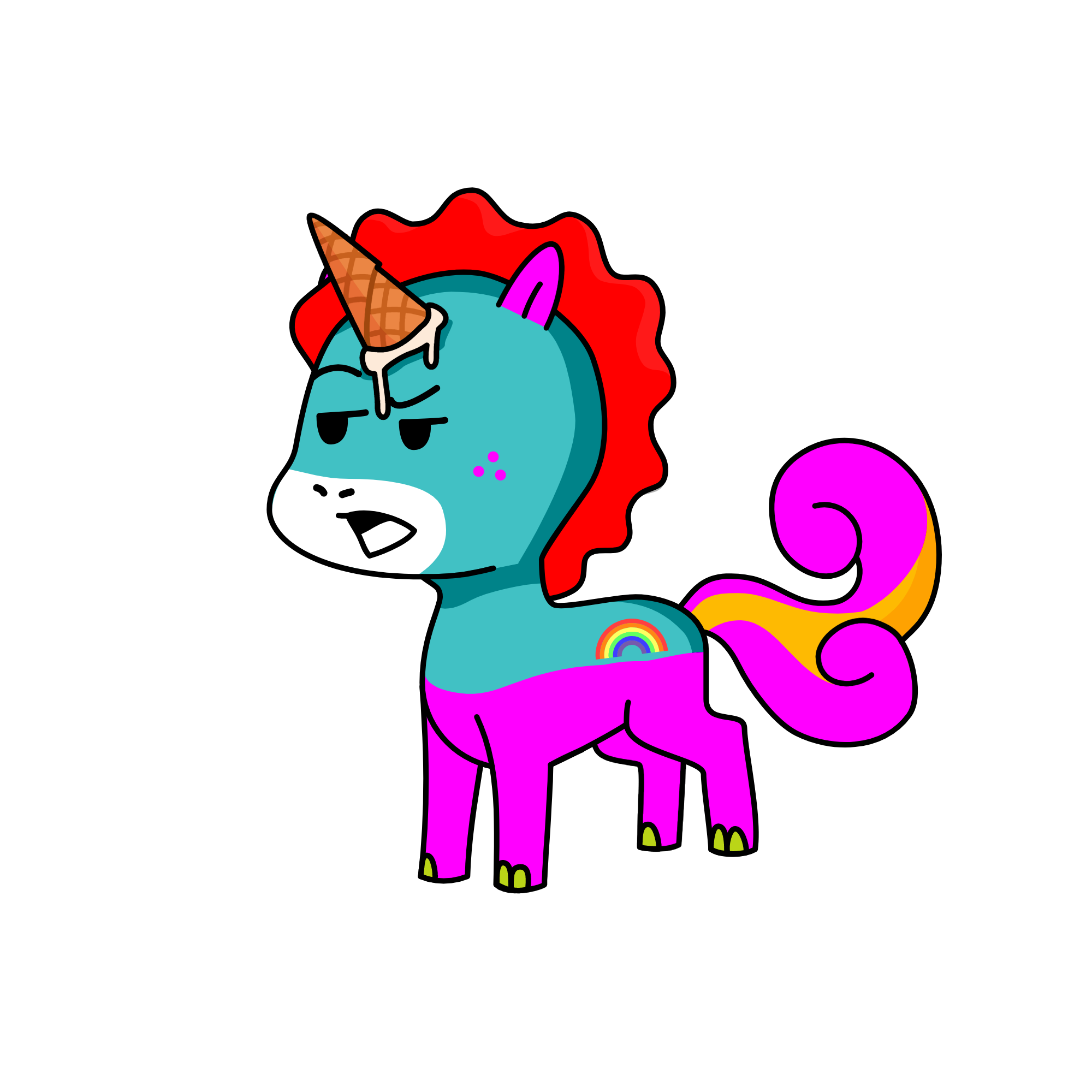 lu lu bada, the unicorn