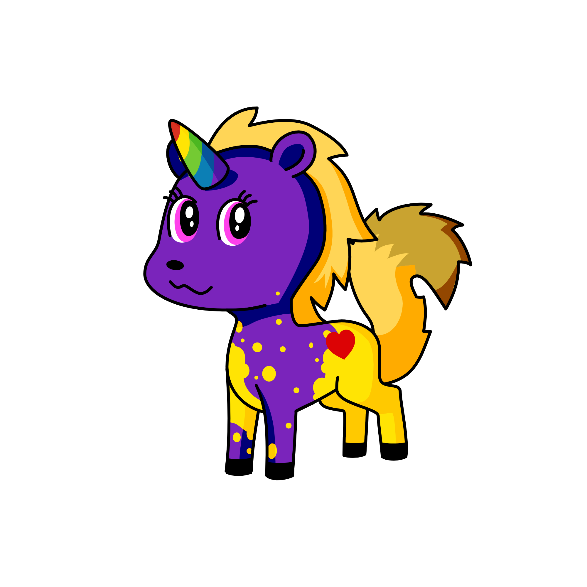 Cutie, the unicorn