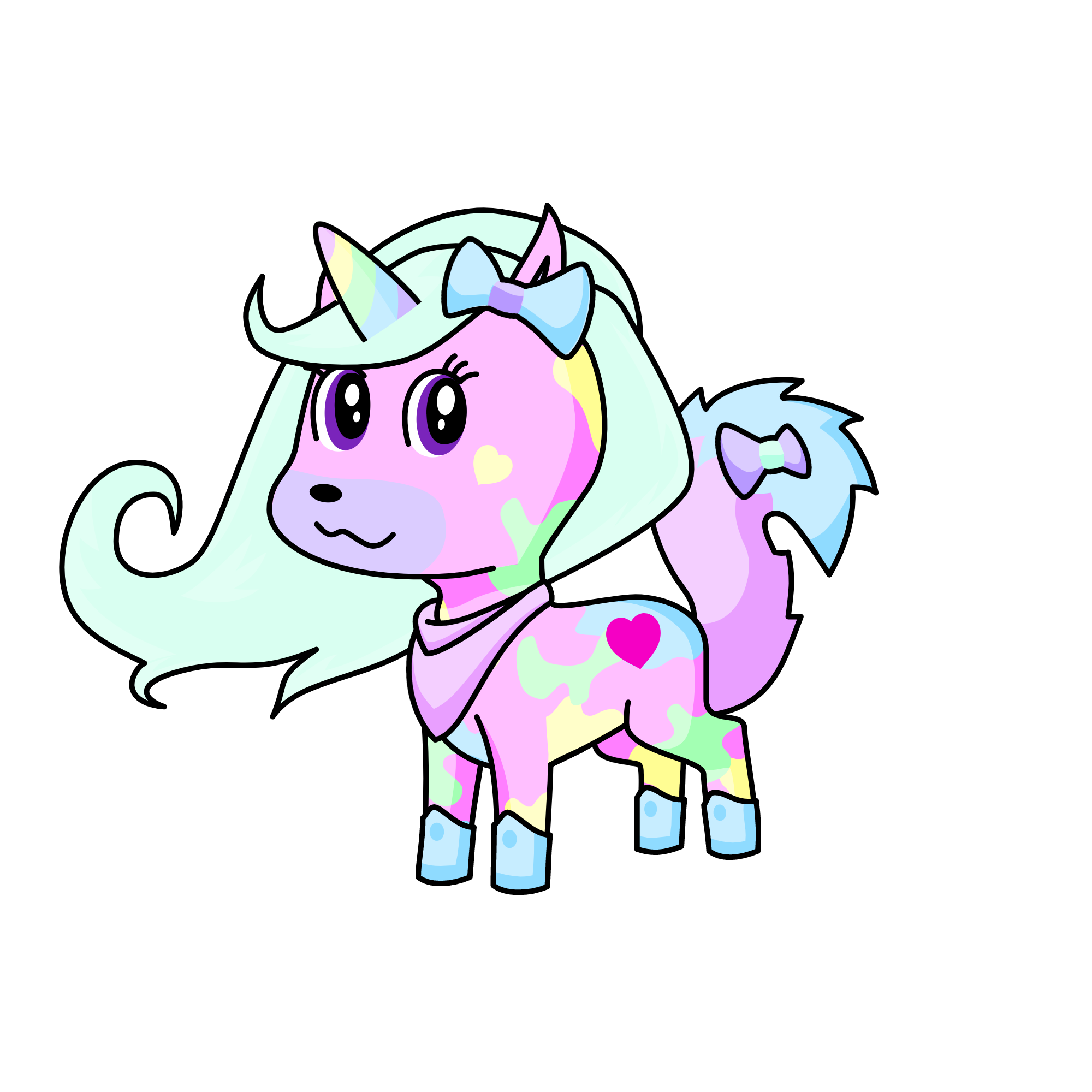 my favit one, the unicorn