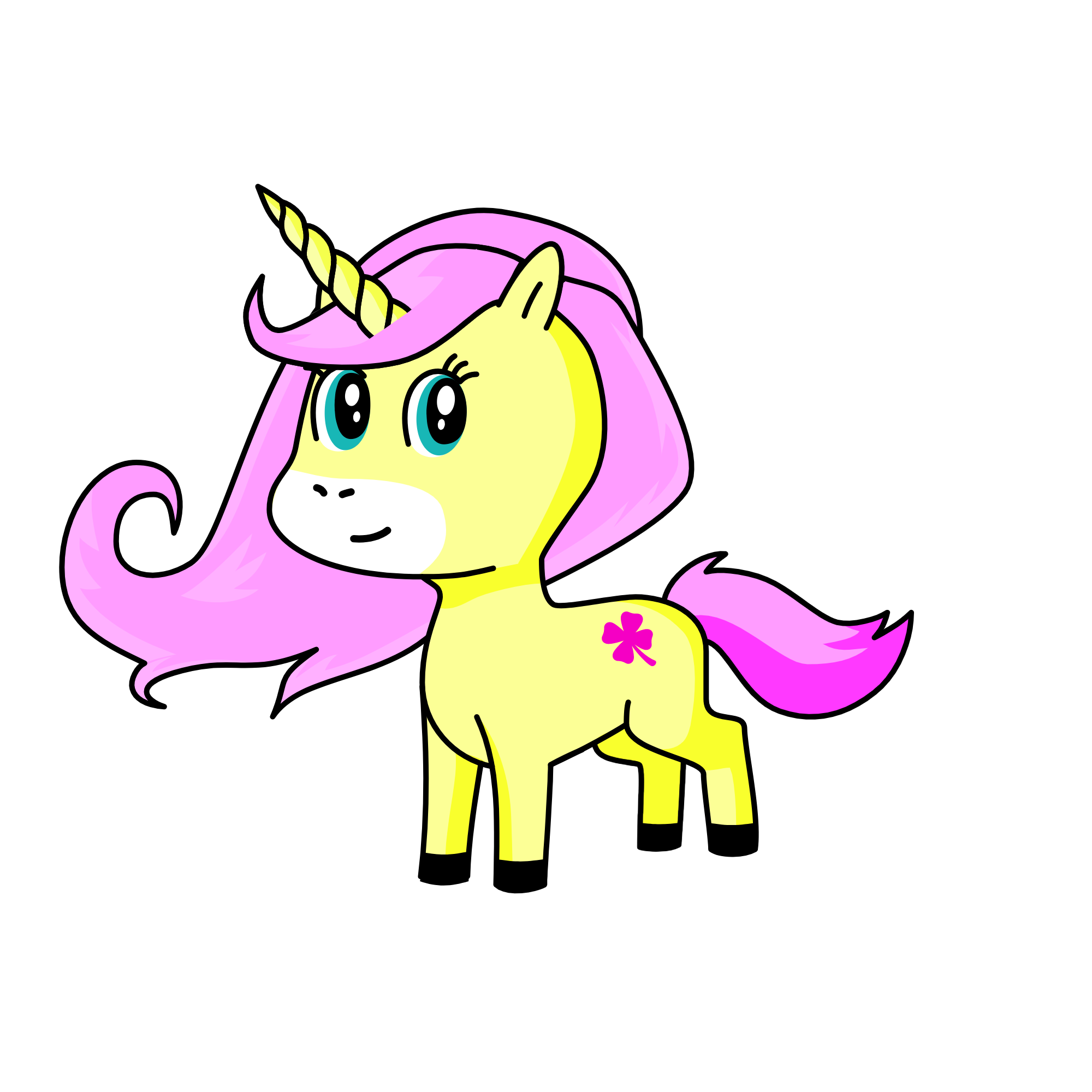 Fluttershy, the unicorn