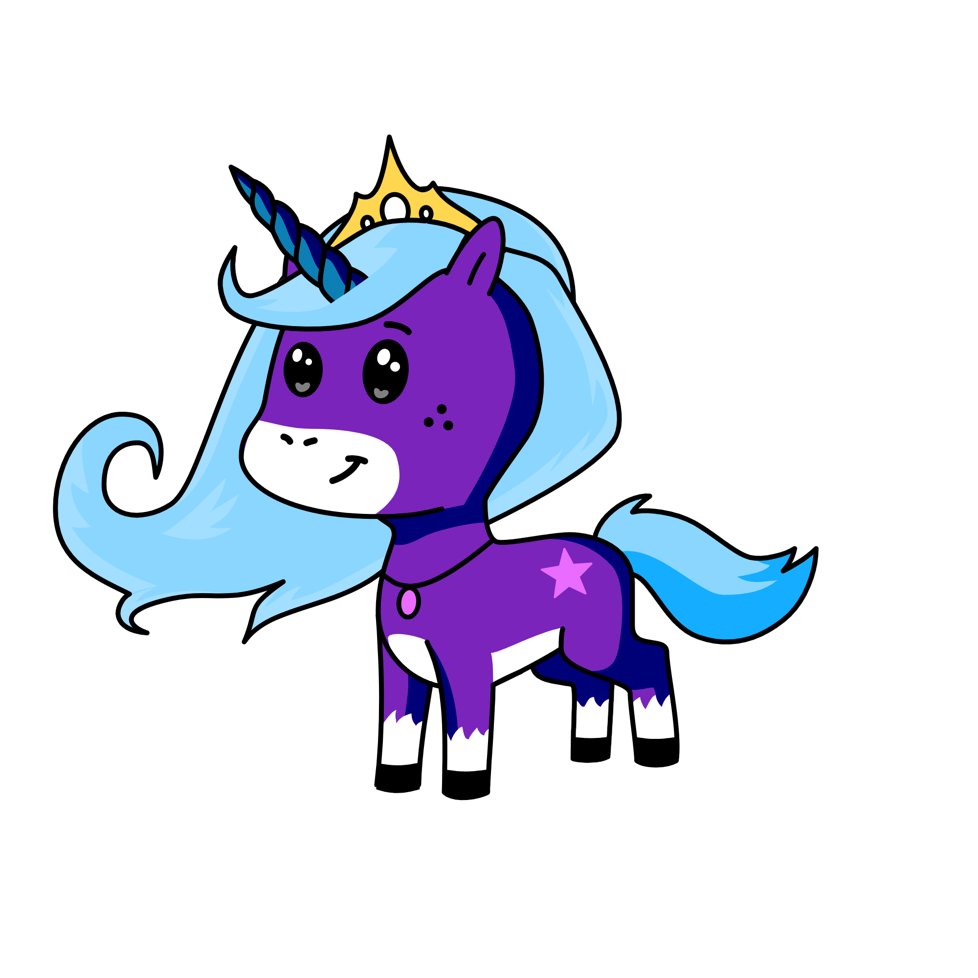 Crystal, the unicorn