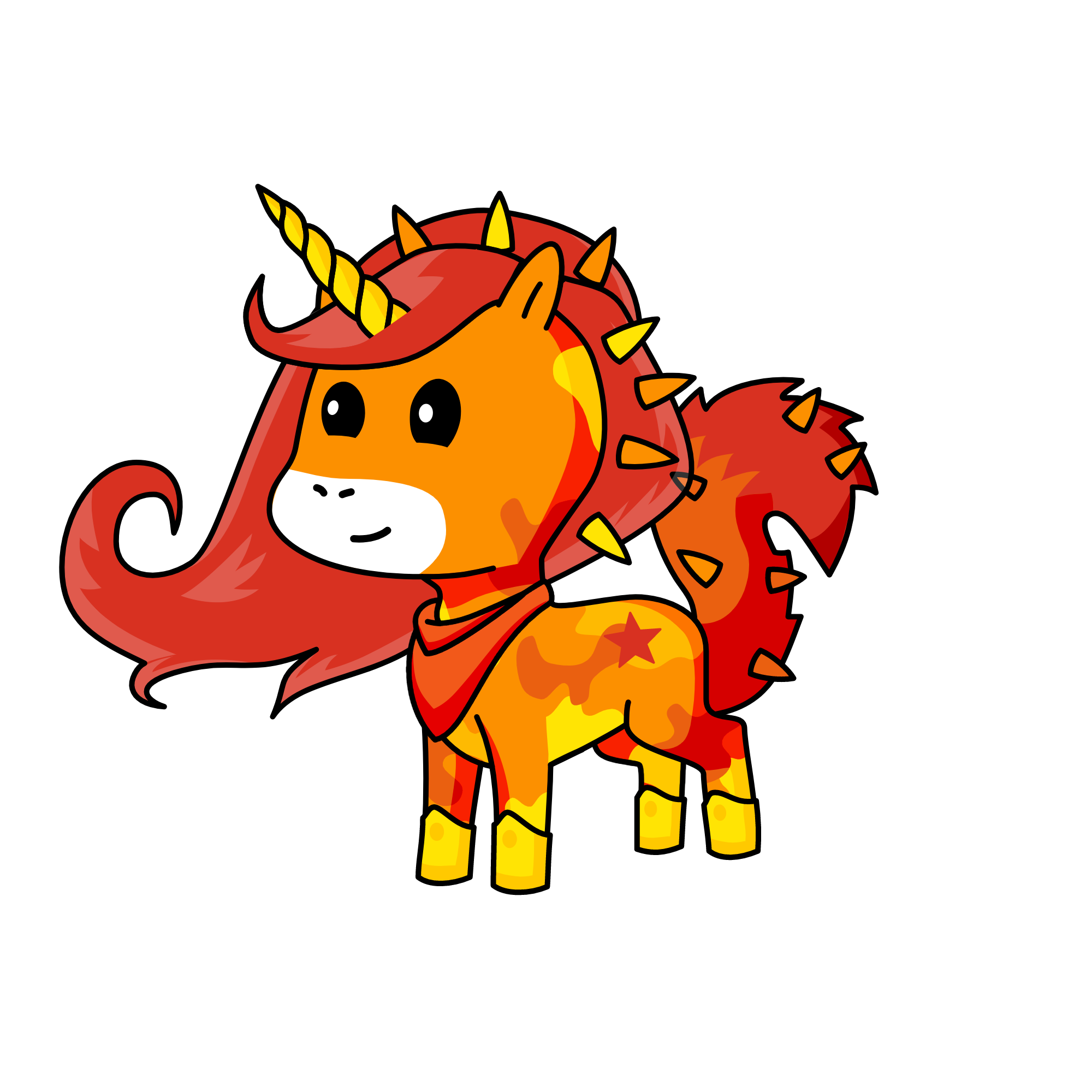 Inferno, the unicorn