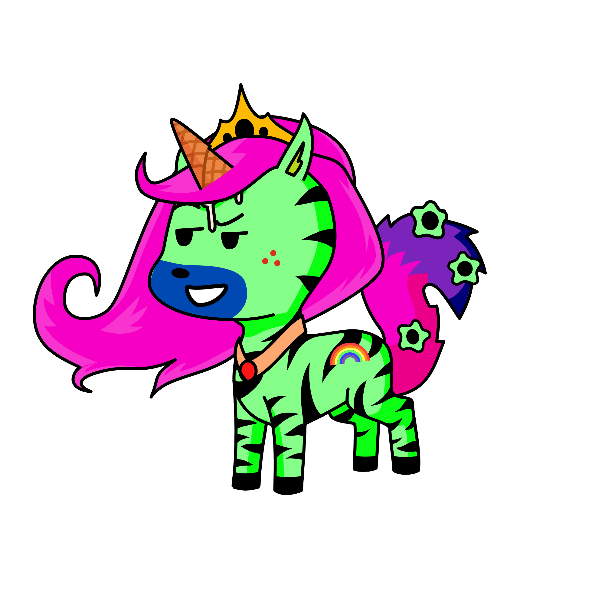 Creamy, the unicorn