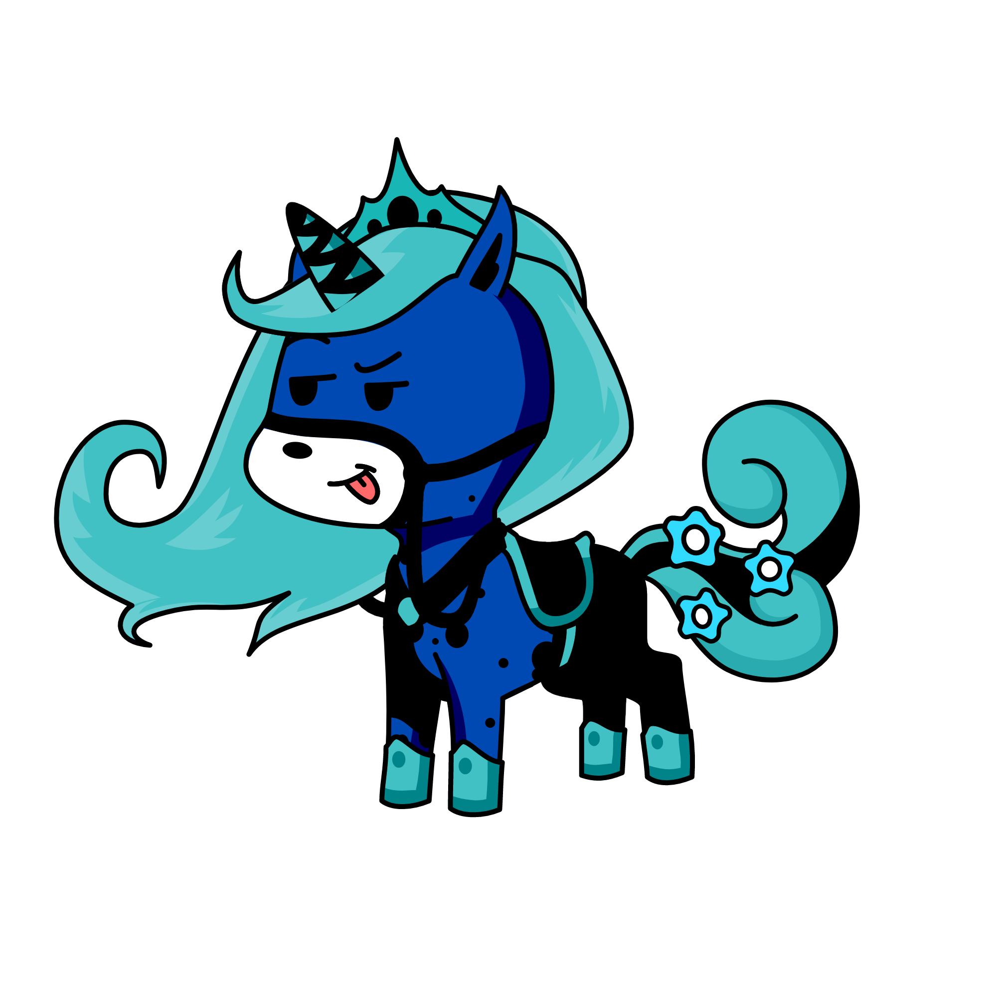 wind girl, the unicorn