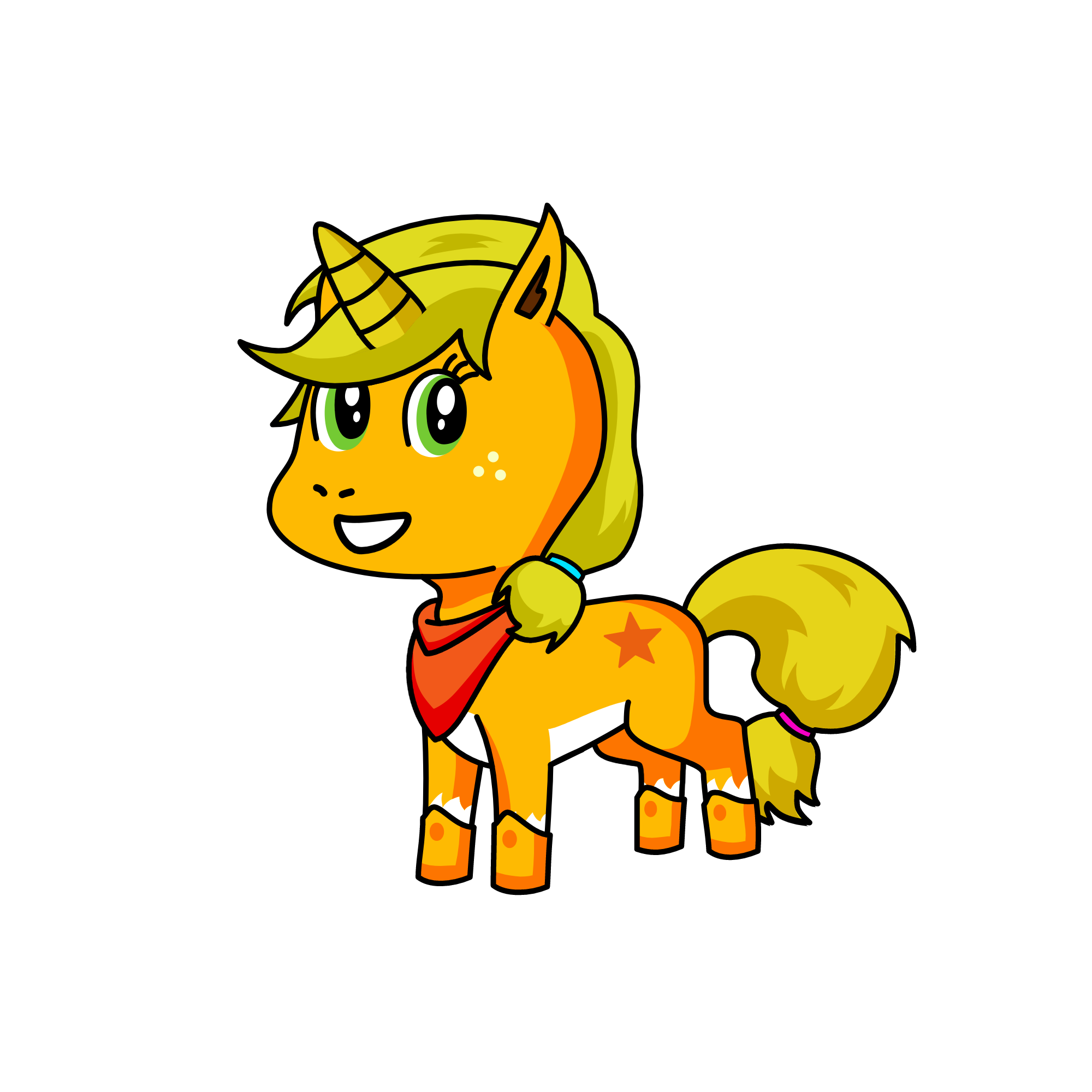 applejack, the unicorn