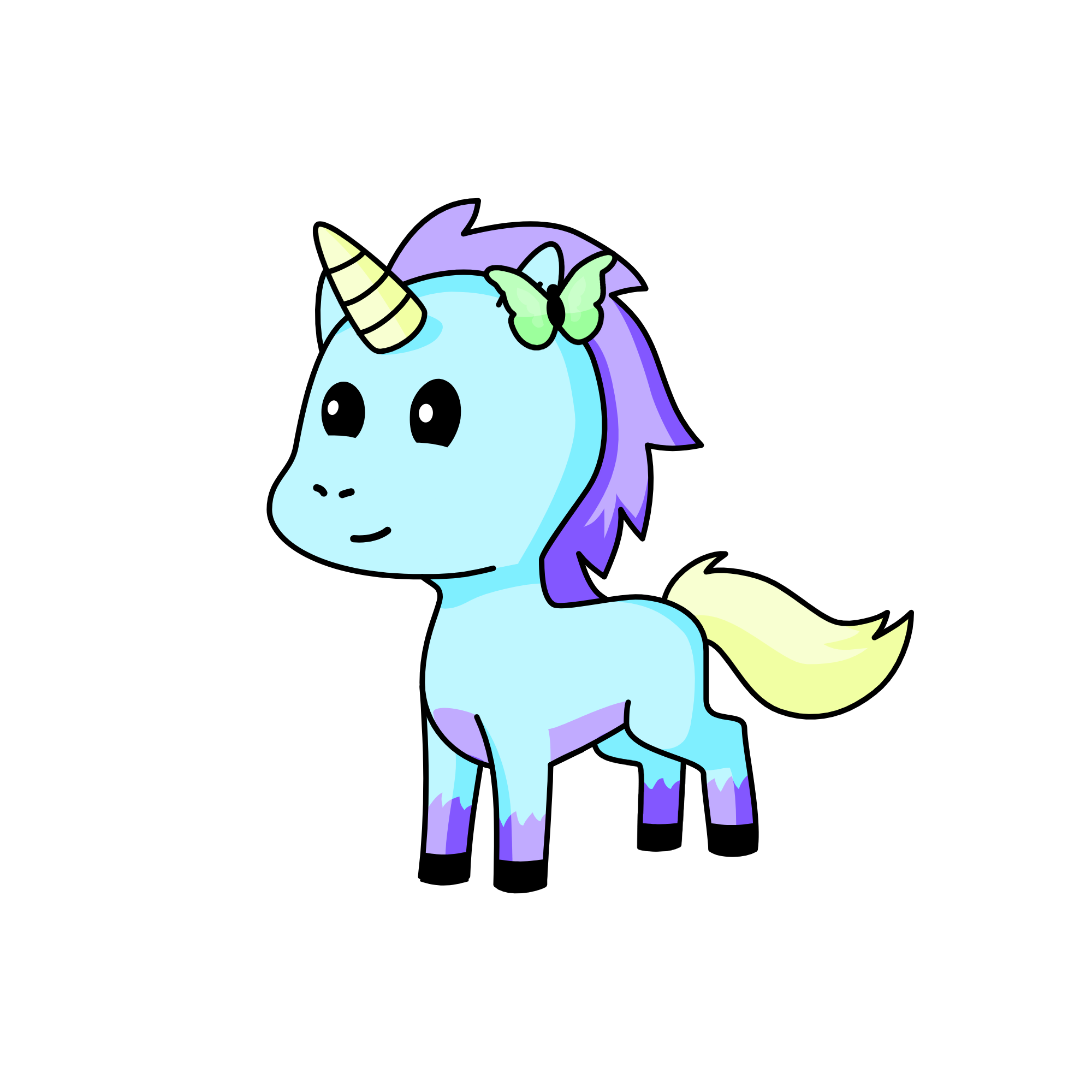Pastel, the unicorn