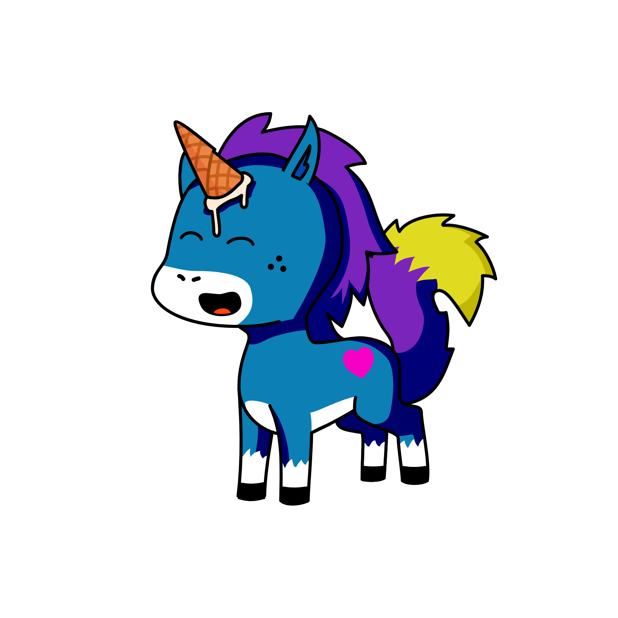 ice cream i want ice cream luka wants ice cream you sposed to be name of it pap pa wa wa, the unicorn