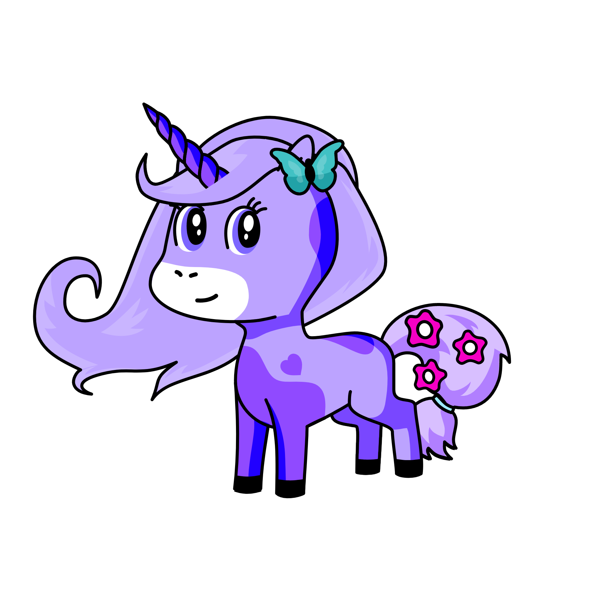 sparkle puff, the unicorn