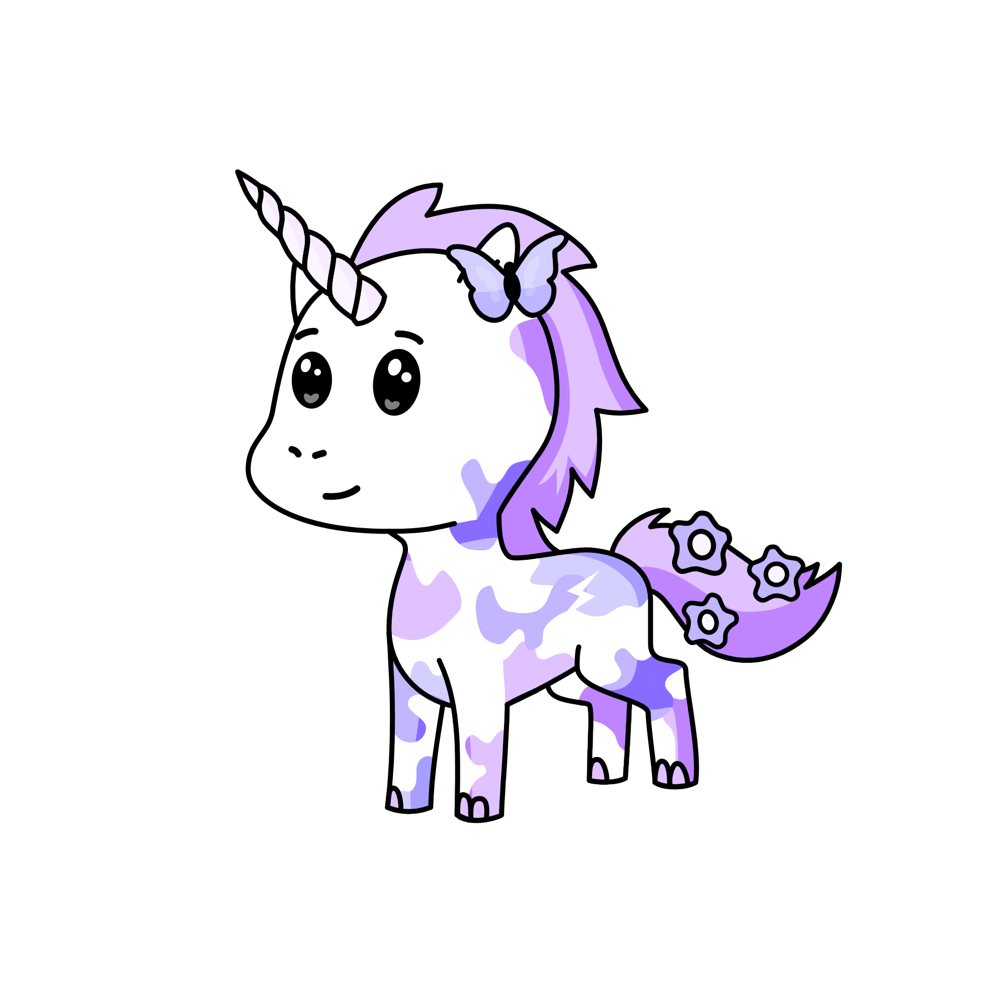 lavender, the unicorn
