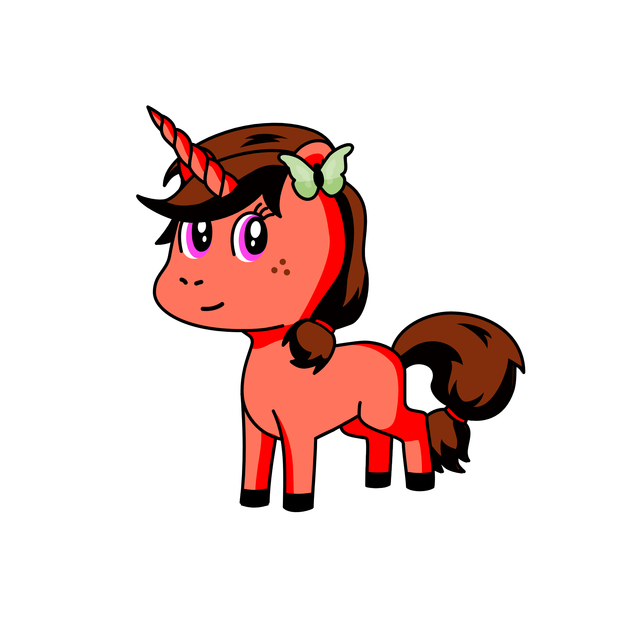 rose, the unicorn