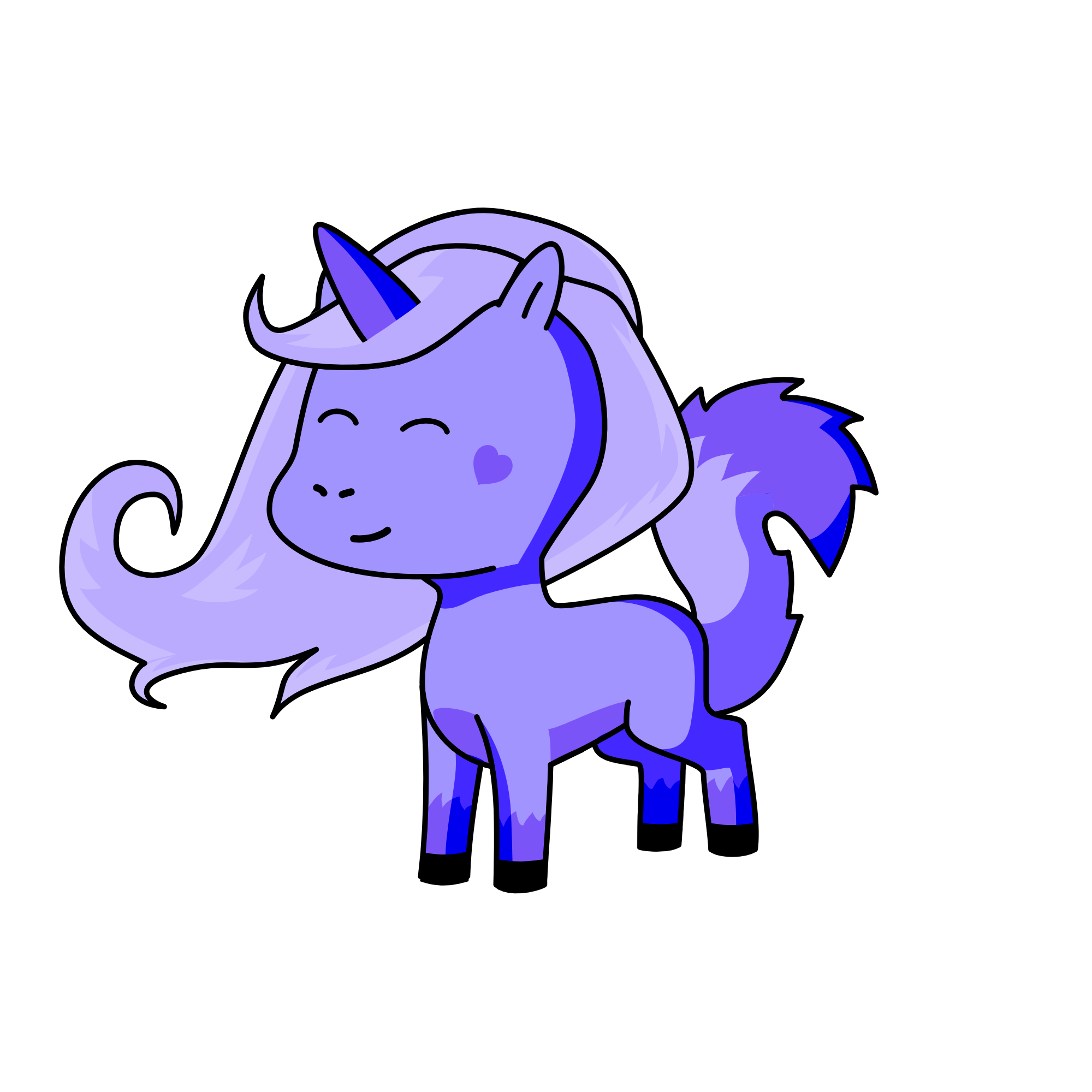 Lilac, the unicorn