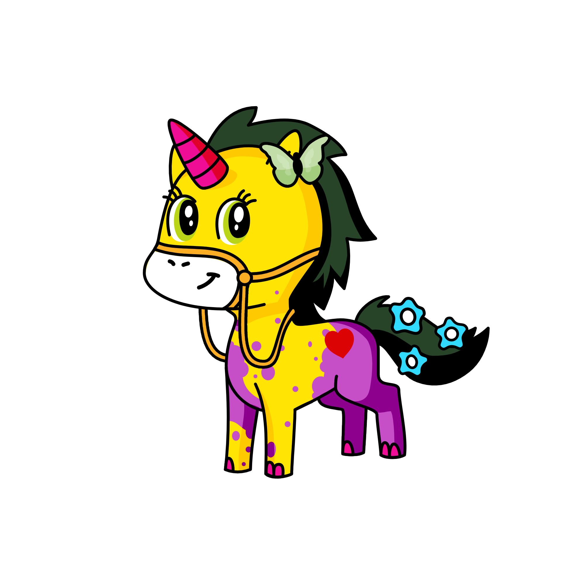 heart, the unicorn