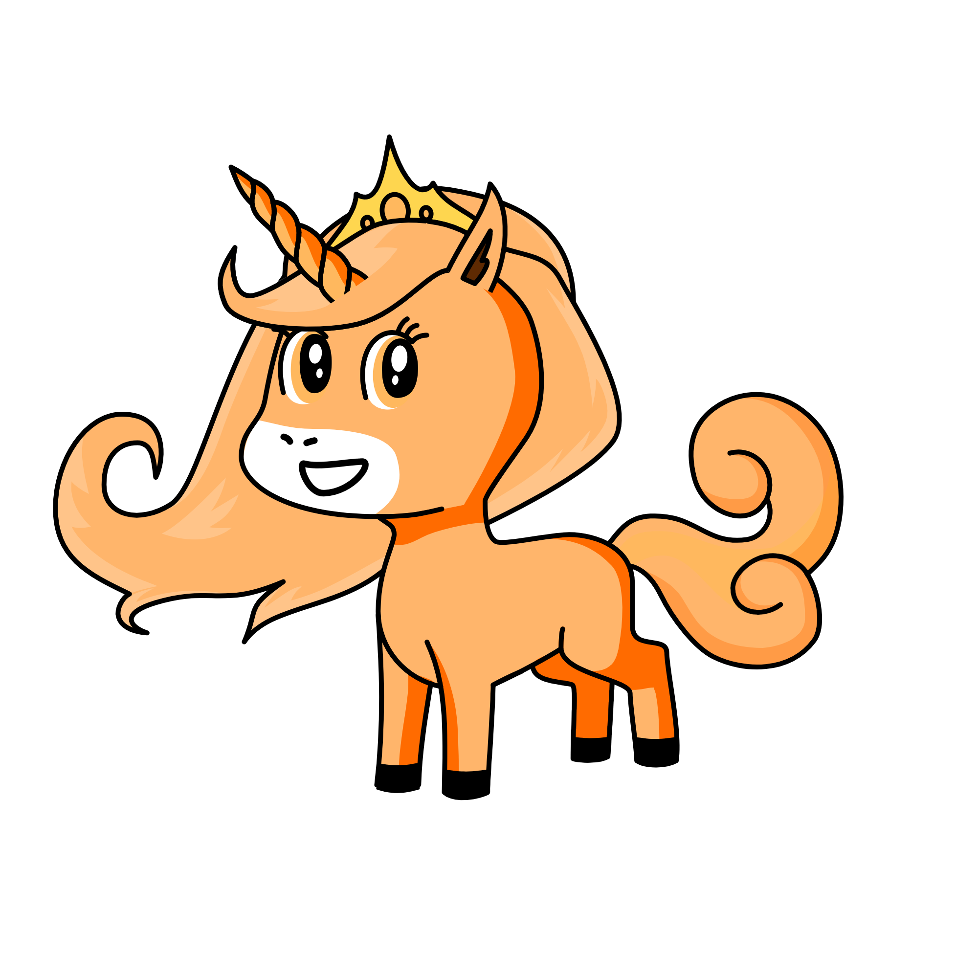 coral, the unicorn