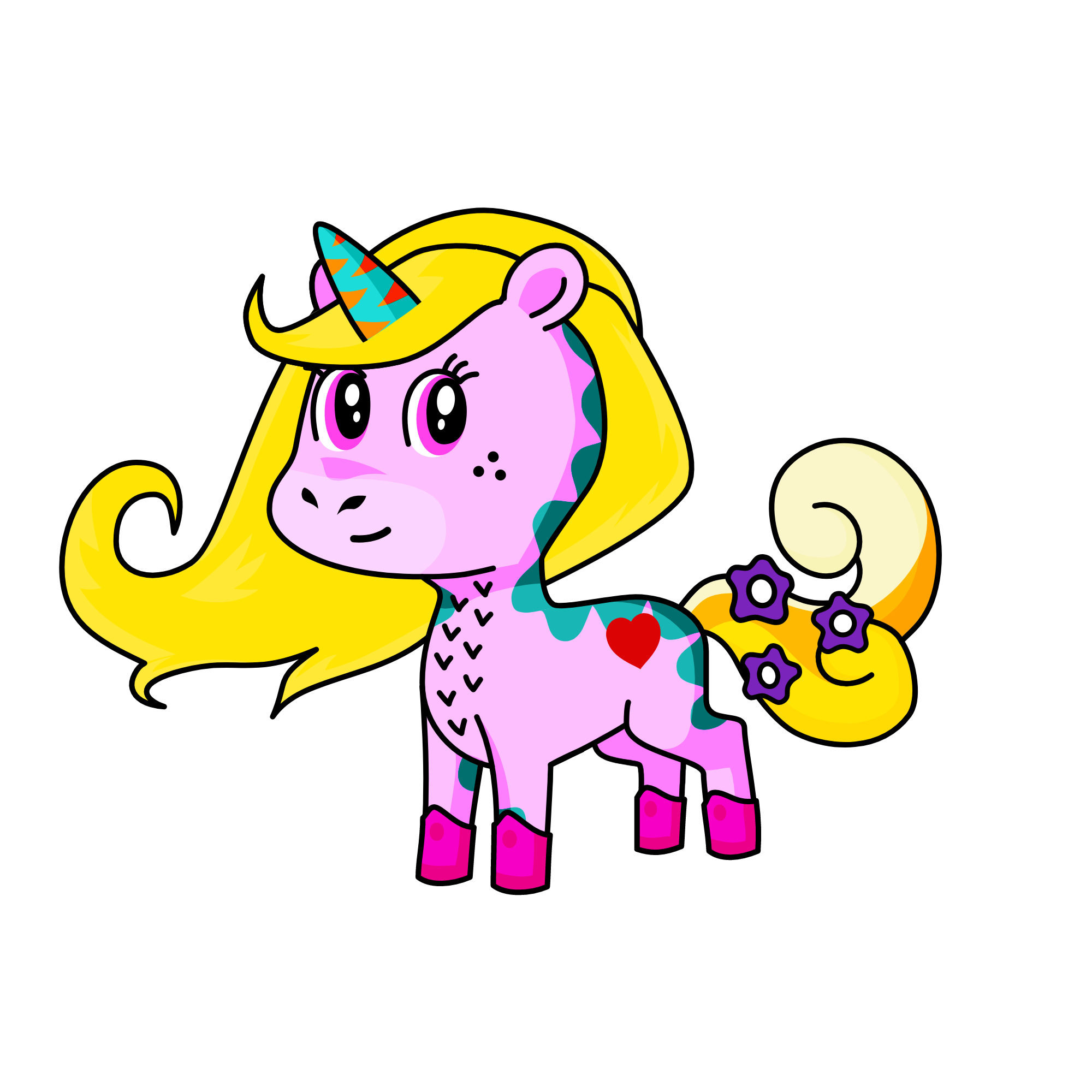 CUTIE, the unicorn