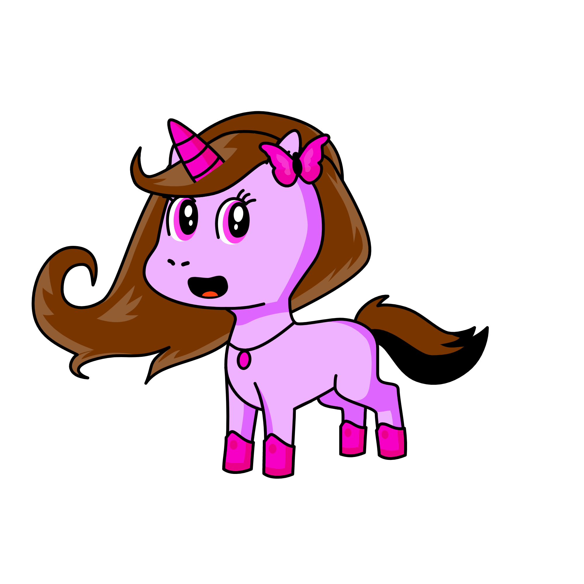 Loveisha, the unicorn