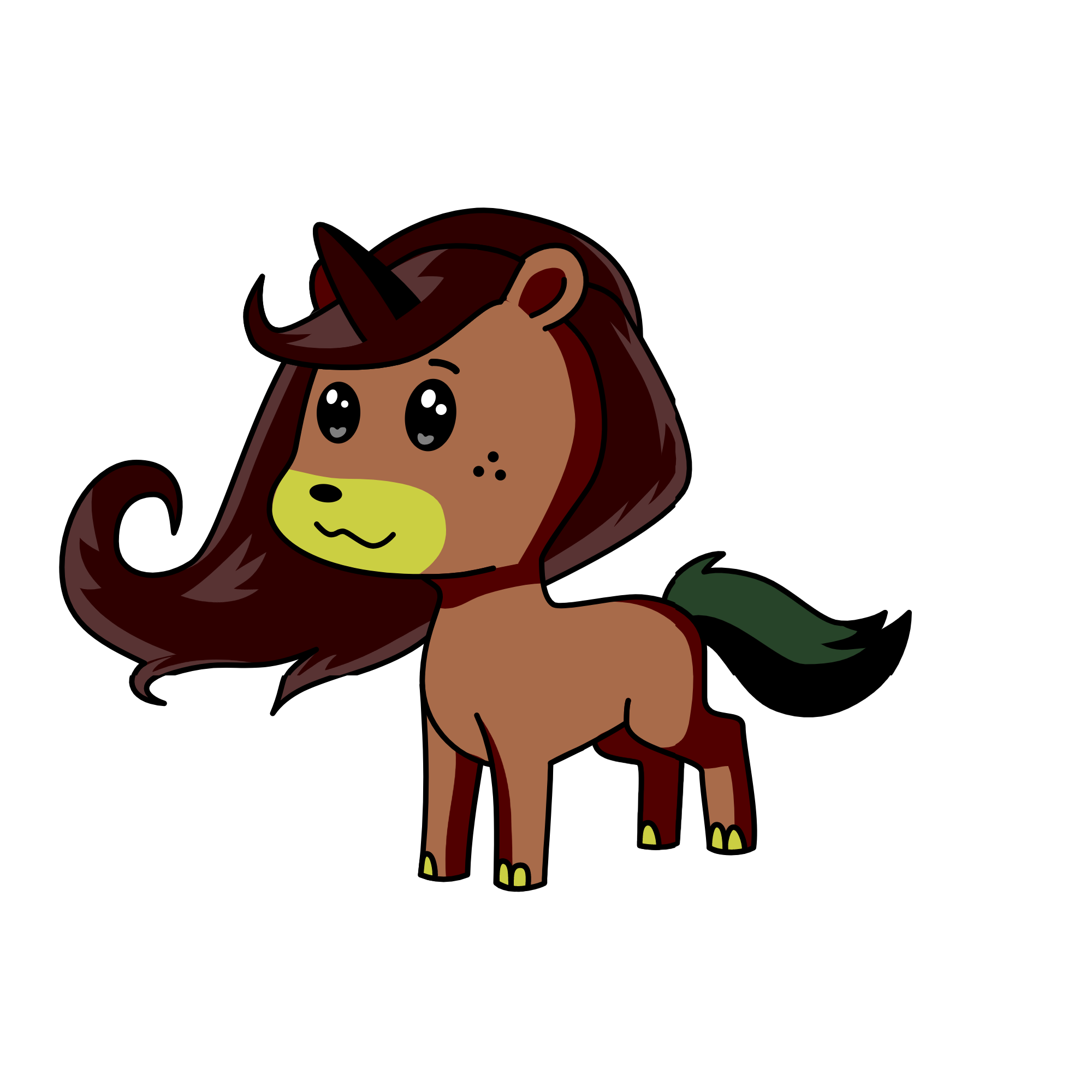 Gerbellie, the unicorn