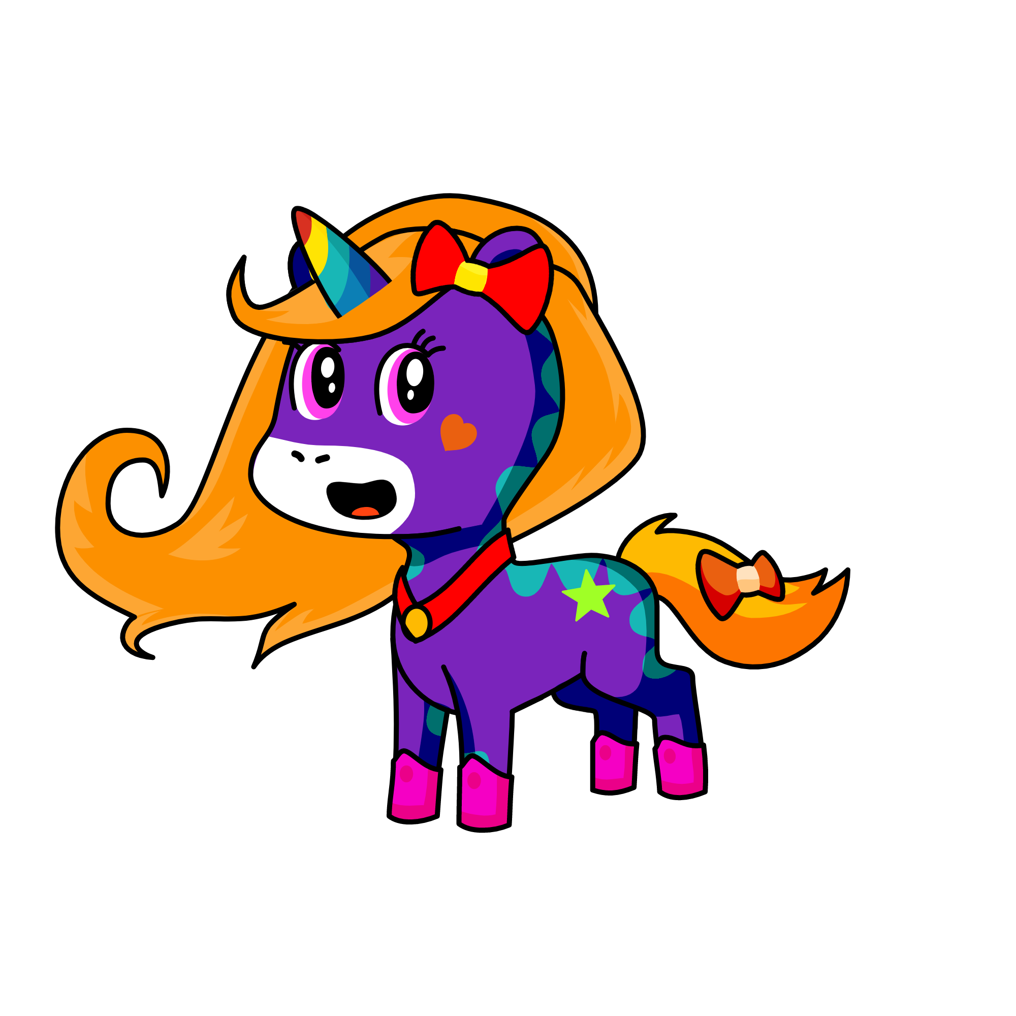 Cliffy, the unicorn
